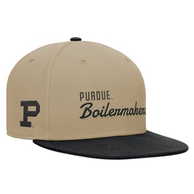 Casquette snapback Nike Pro Dri-FIT Purdue Boilermakers - Beige/Noir