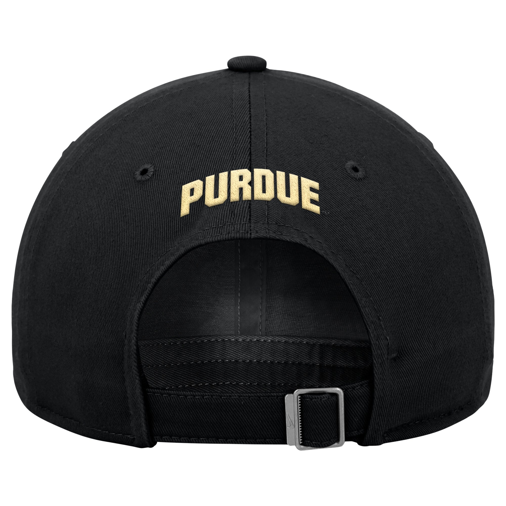 Casquette ajustable Nike noire Purdue Boilermakers 2026 pour homme