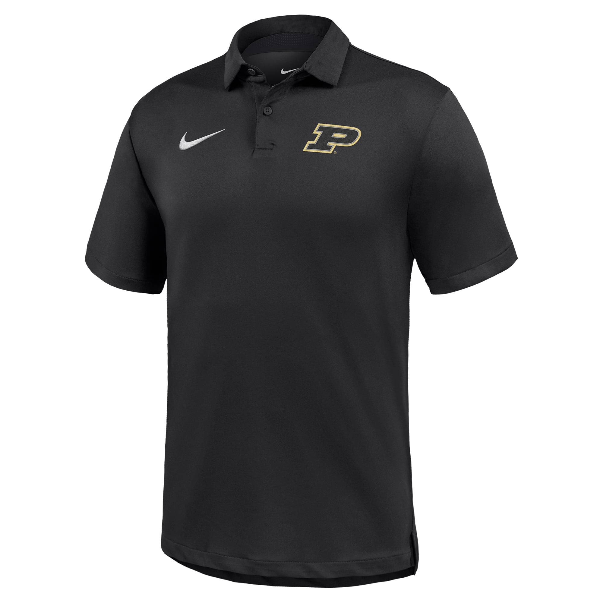 Polo de tournée Nike Dri-FIT noir Purdue Boilermakers pour homme