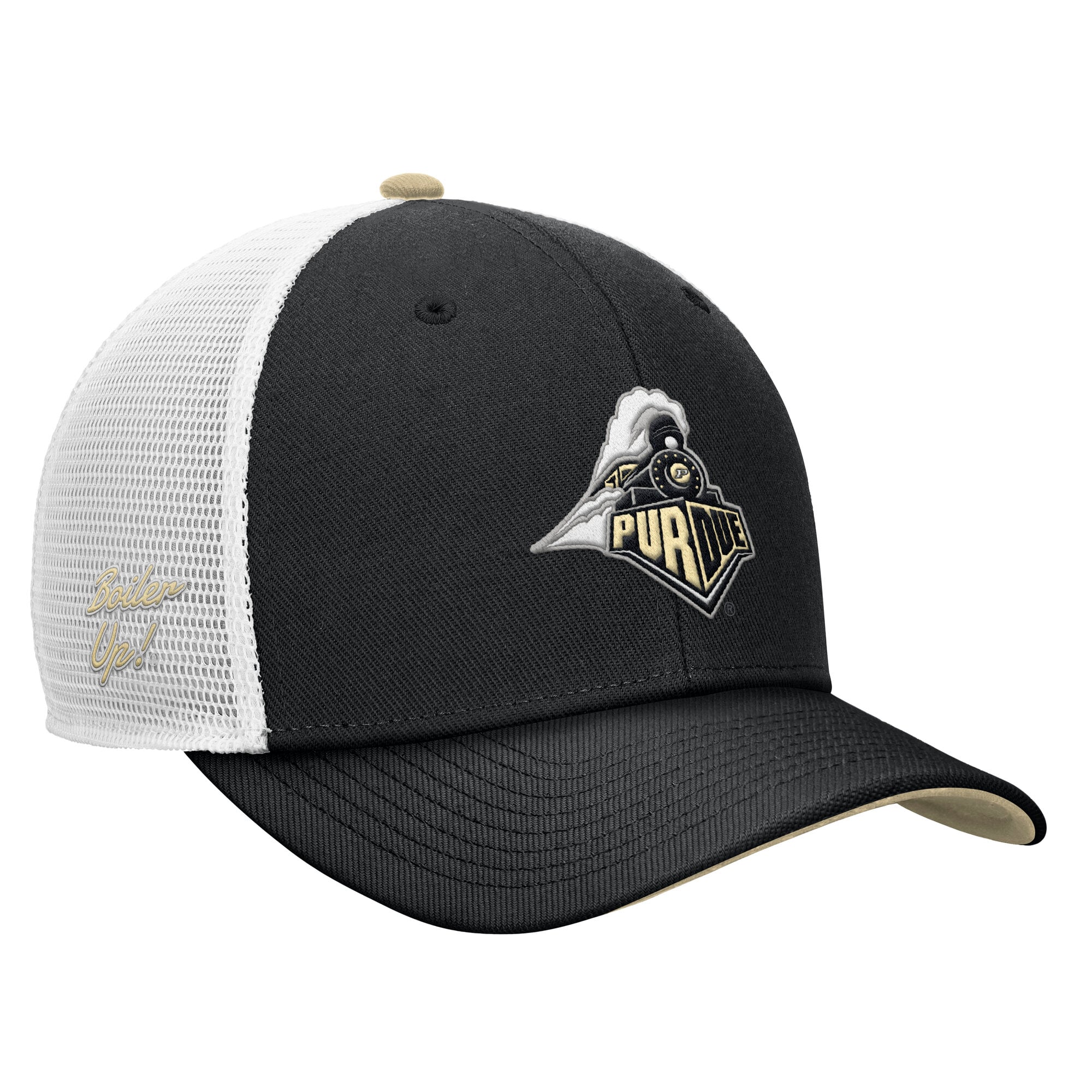 Casquette trucker ajustable Nike noire Purdue Boilermakers Legacy Mascot pour homme