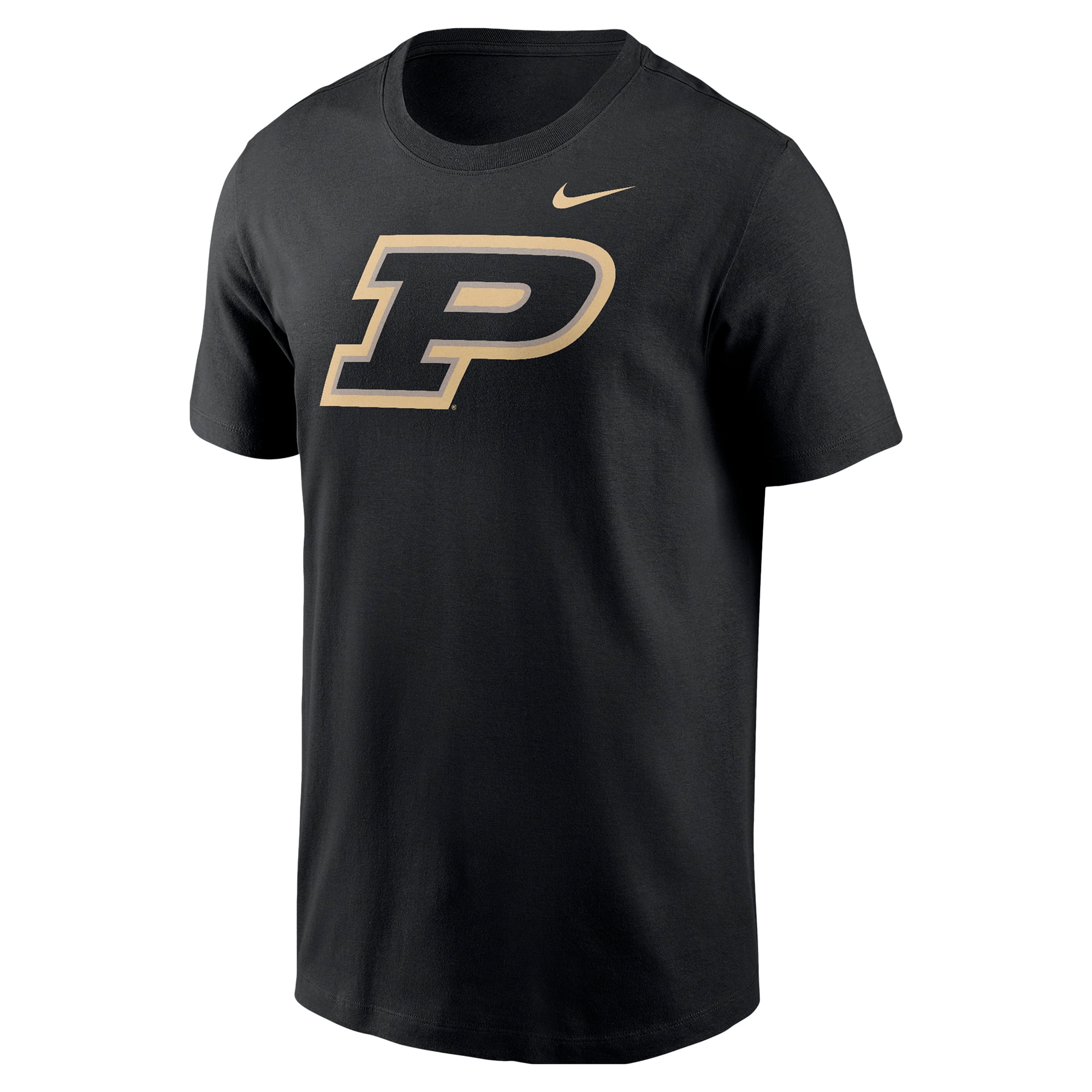 T-shirt Nike noir avec logo Purdue Boilermakers pour homme