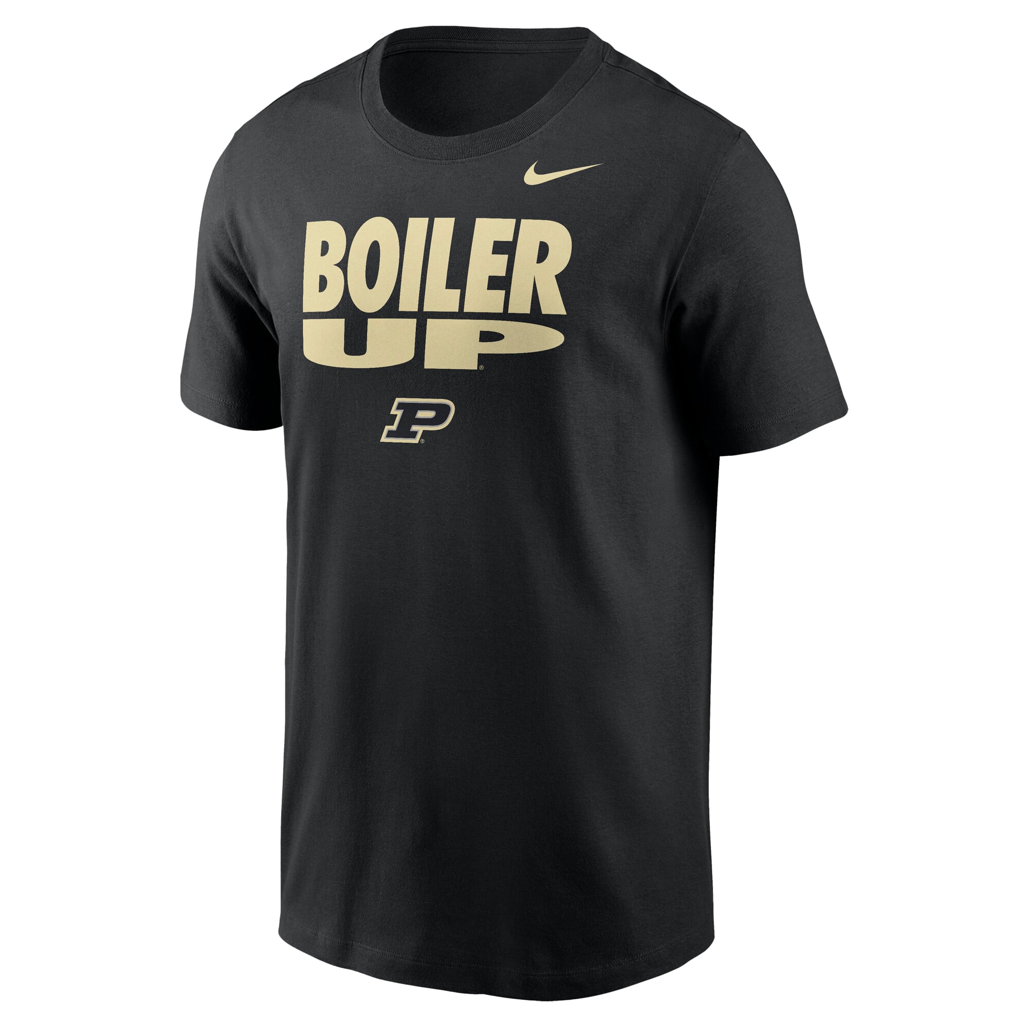 T-shirt d'entraînement Nike Dri-FIT noir pour homme, Purdue Boilermakers