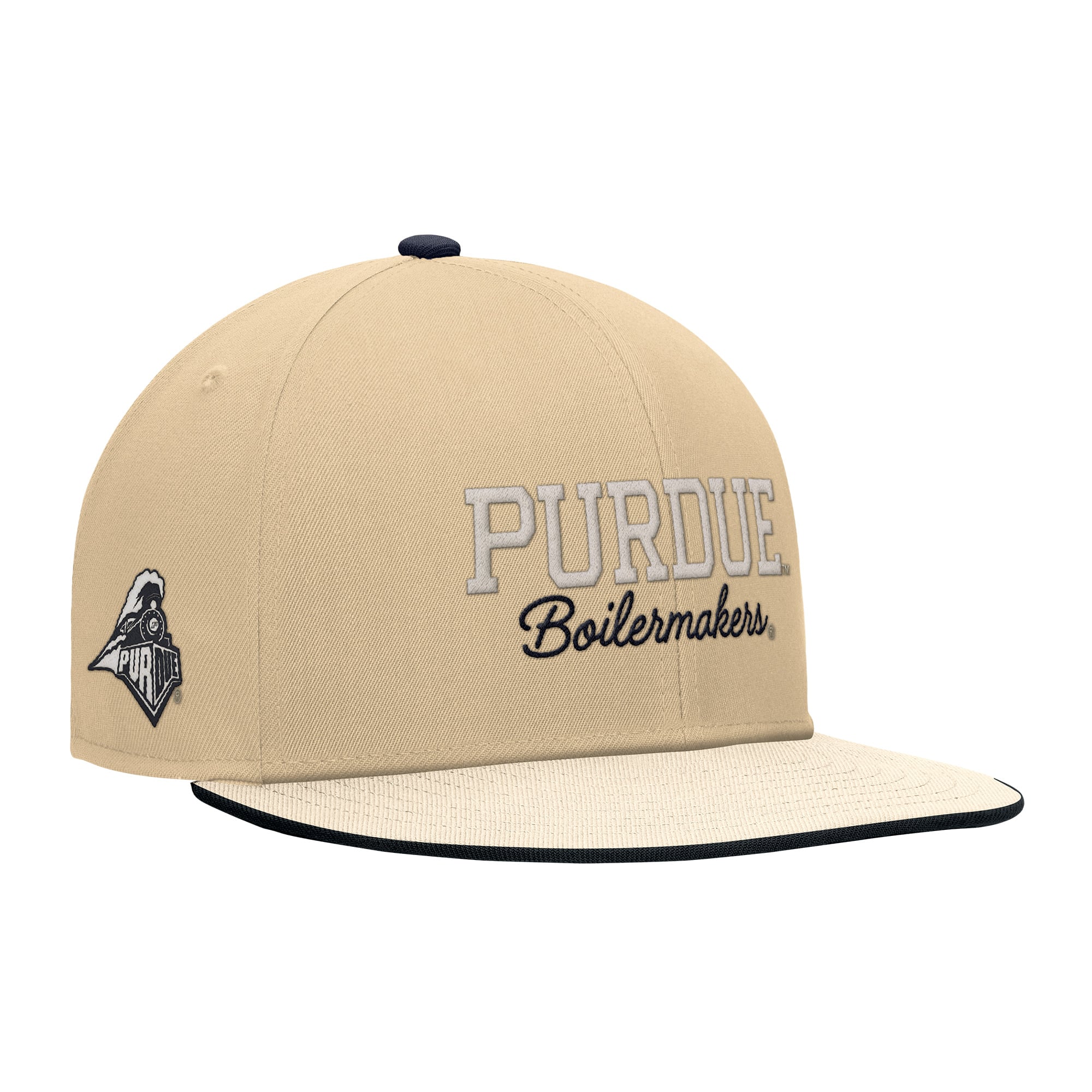 Script Gold Purdue Men's Nike Gold Purdue Boilermakers Vintage Script Pro Dri-FIT Snapback Hat