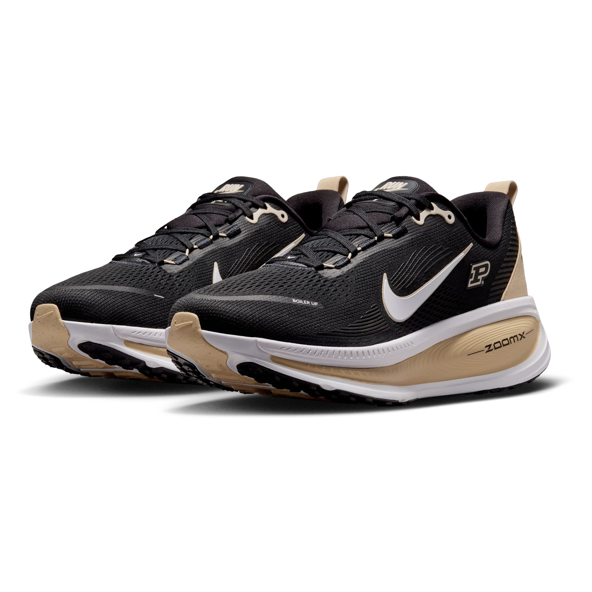 Men's Nike Purdue Boilermakers Vomero 18 Running Shoes