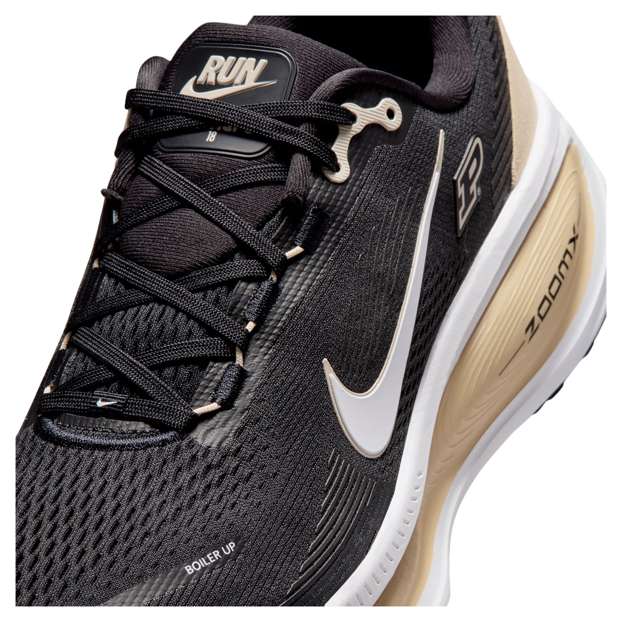 Men's Nike Purdue Boilermakers Vomero 18 Running Shoes