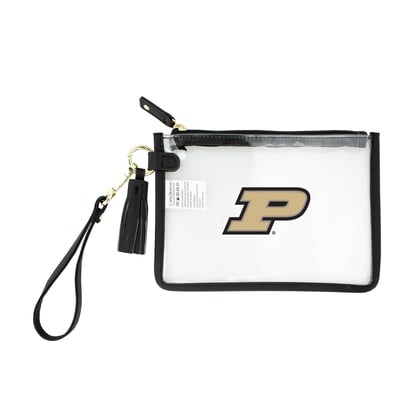 Purdue Boilermakers Clear Wristlet