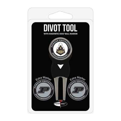 Purdue Boilermakers Golf Divot Tool Pack with 3 Magnetic Markers