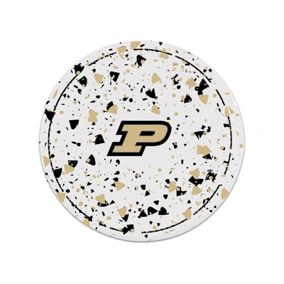 Purdue Boilermakers The Memory Company Circle Ceramic Coaster Set