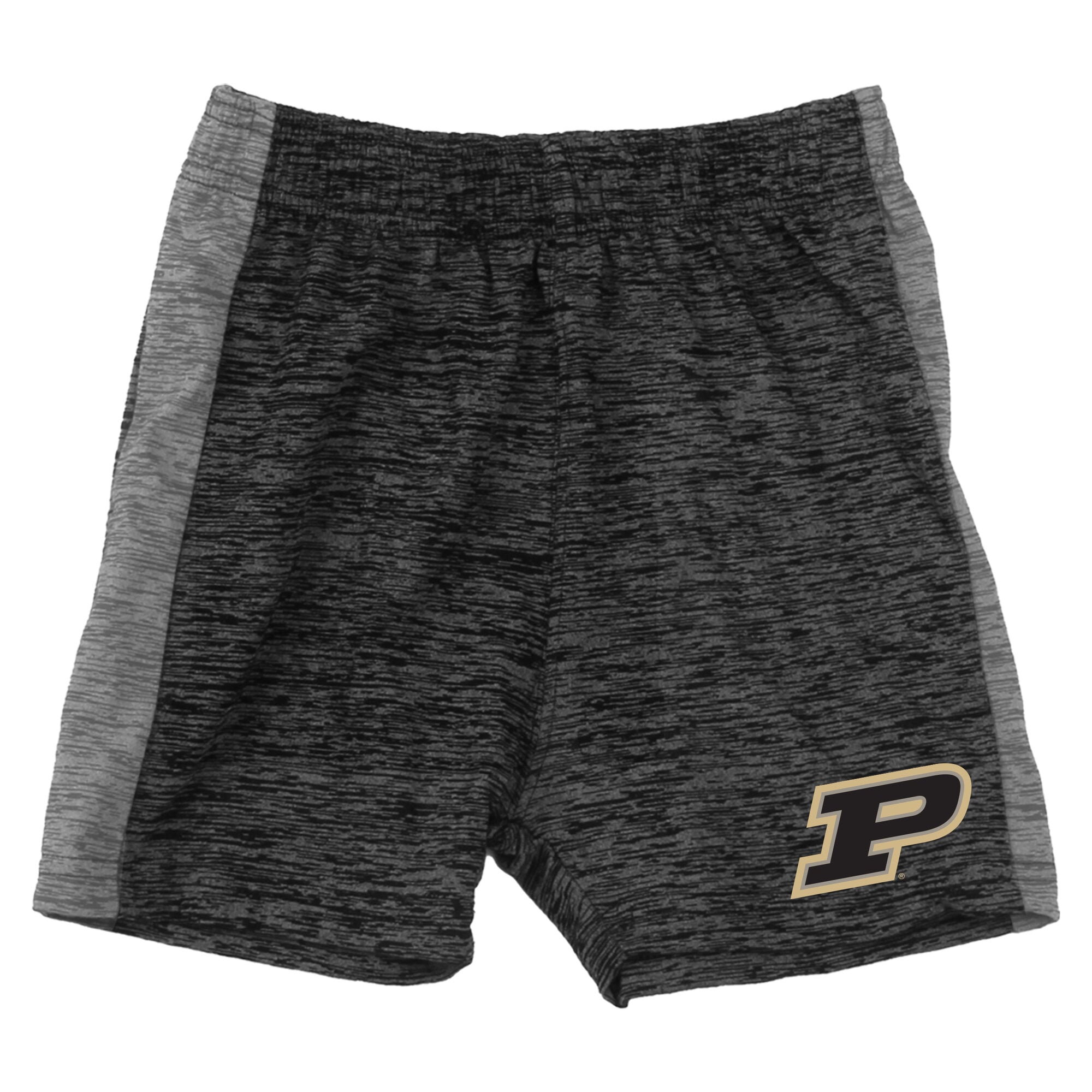 Ensemble t-shirt et short Wes & Willy Charcoal Purdue Boilermakers Cloudy Yarn pour tout-petits