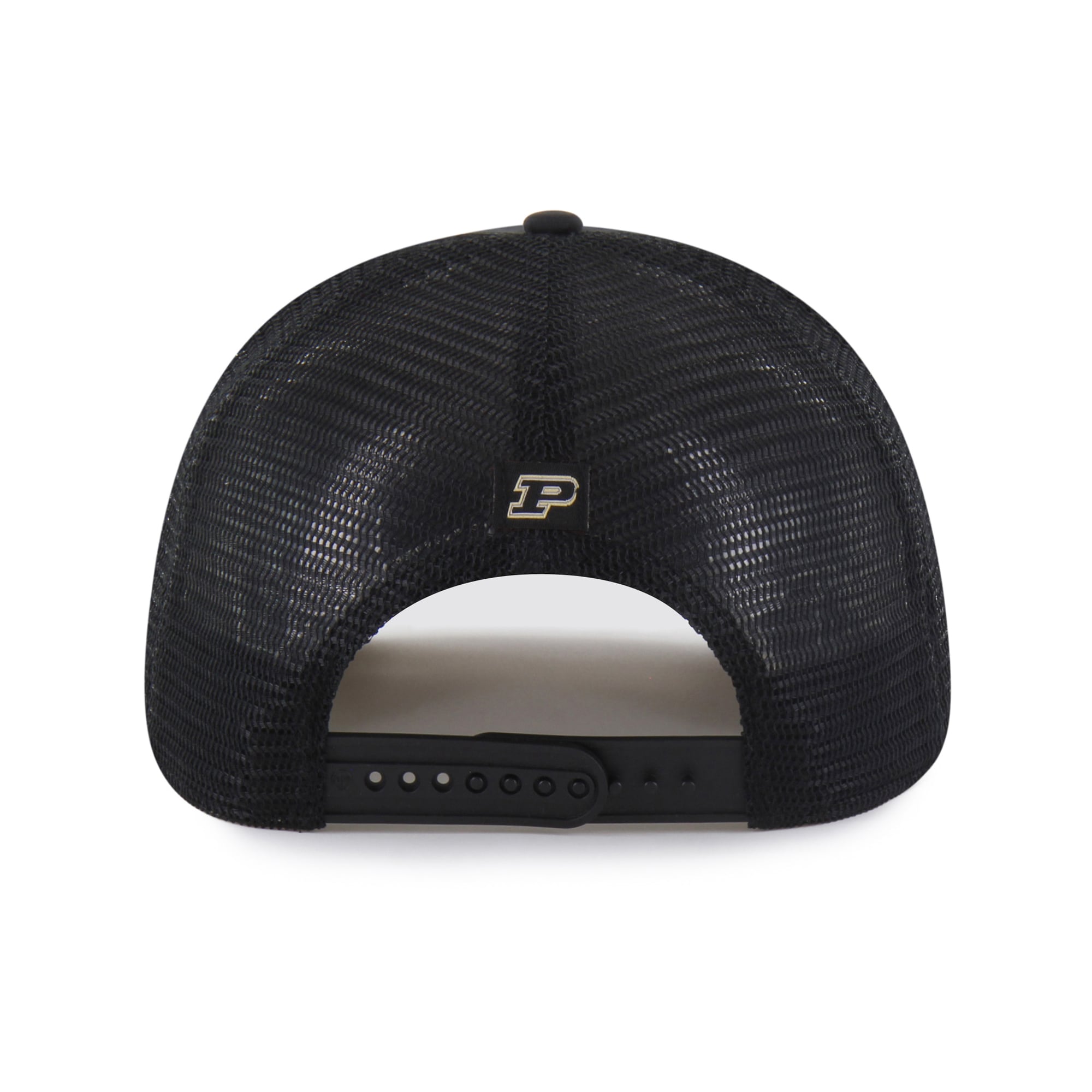 Unisex '47 Black Purdue Boilermakers brrr° Condor Mesh Hitch Adjustable Hat