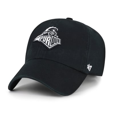 Casquette unisexe Purdue Boilermakers '47 Vault Clean Up ajustable - Noire