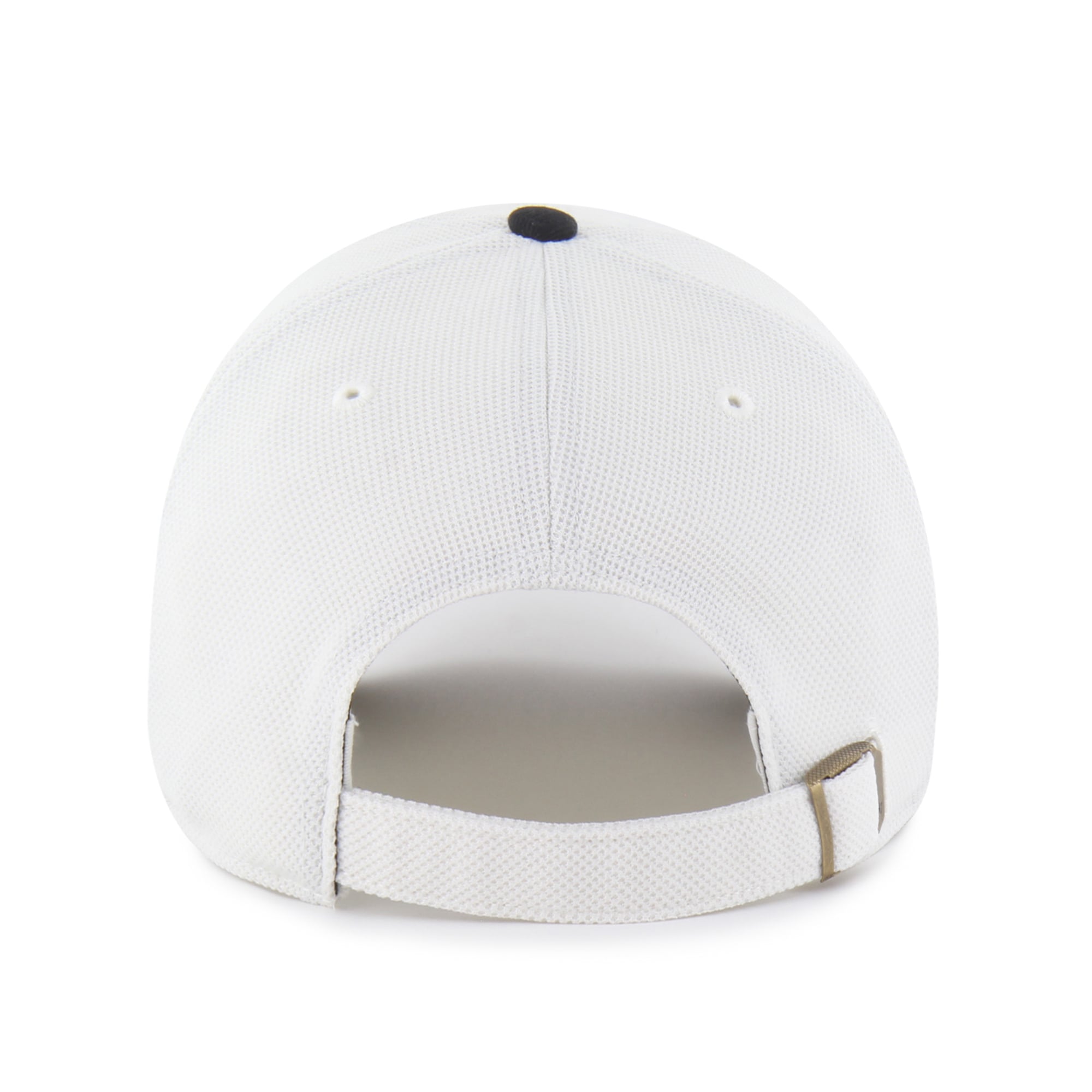 Unisex '47 White/Black Purdue Boilermakers Pique Patch Clean Up Adjustable Hat