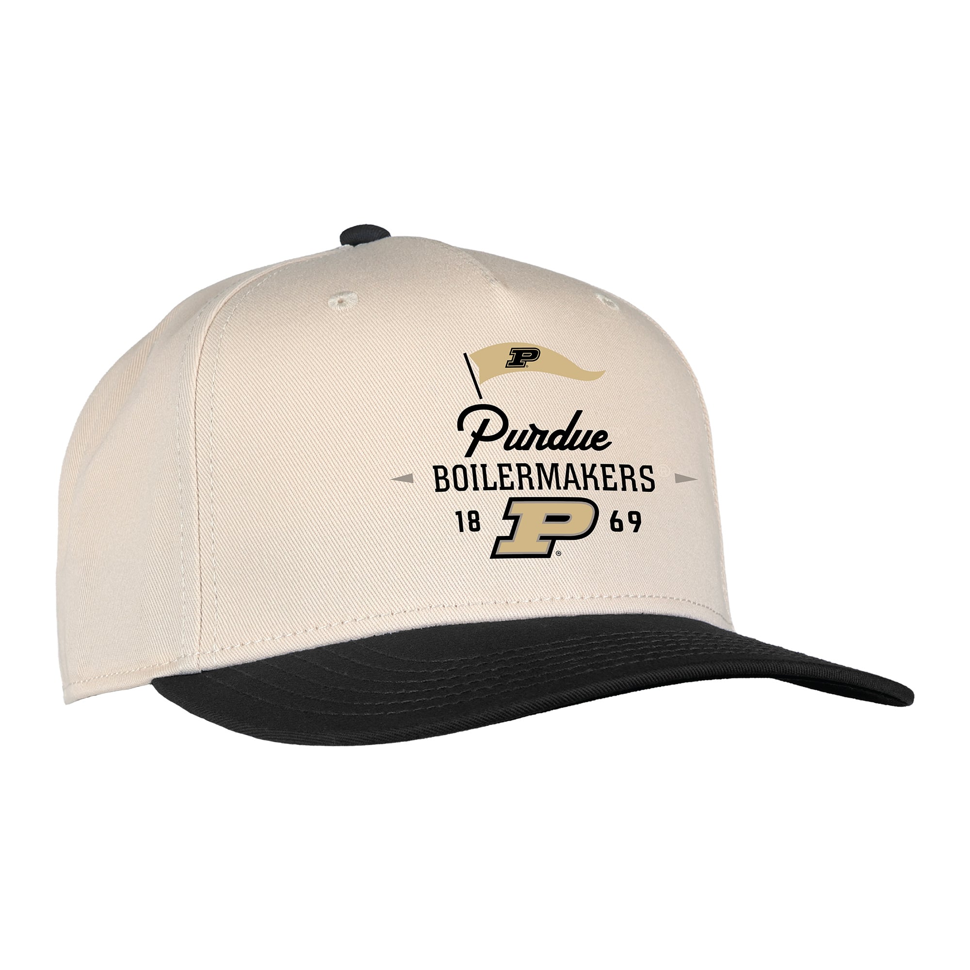 Unisex Ahead Cream Purdue Boilermakers The 1995 Adjustable Hat