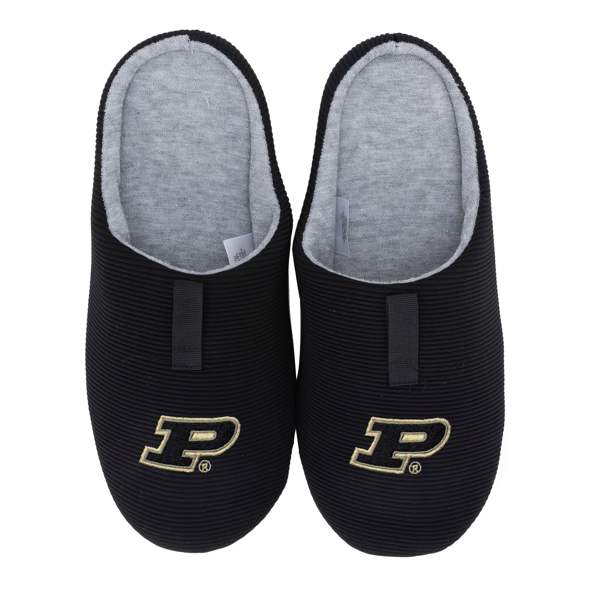 Pantoufles côtelées unisexes ZooZatz Purdue Boilers