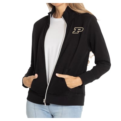 Purdue Boilermakers Women's Fallon Full-Zip Jacket - Black