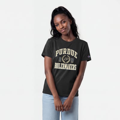 Purdue Boilermakers Champion Women's Lifestyle T-Shirt - Black