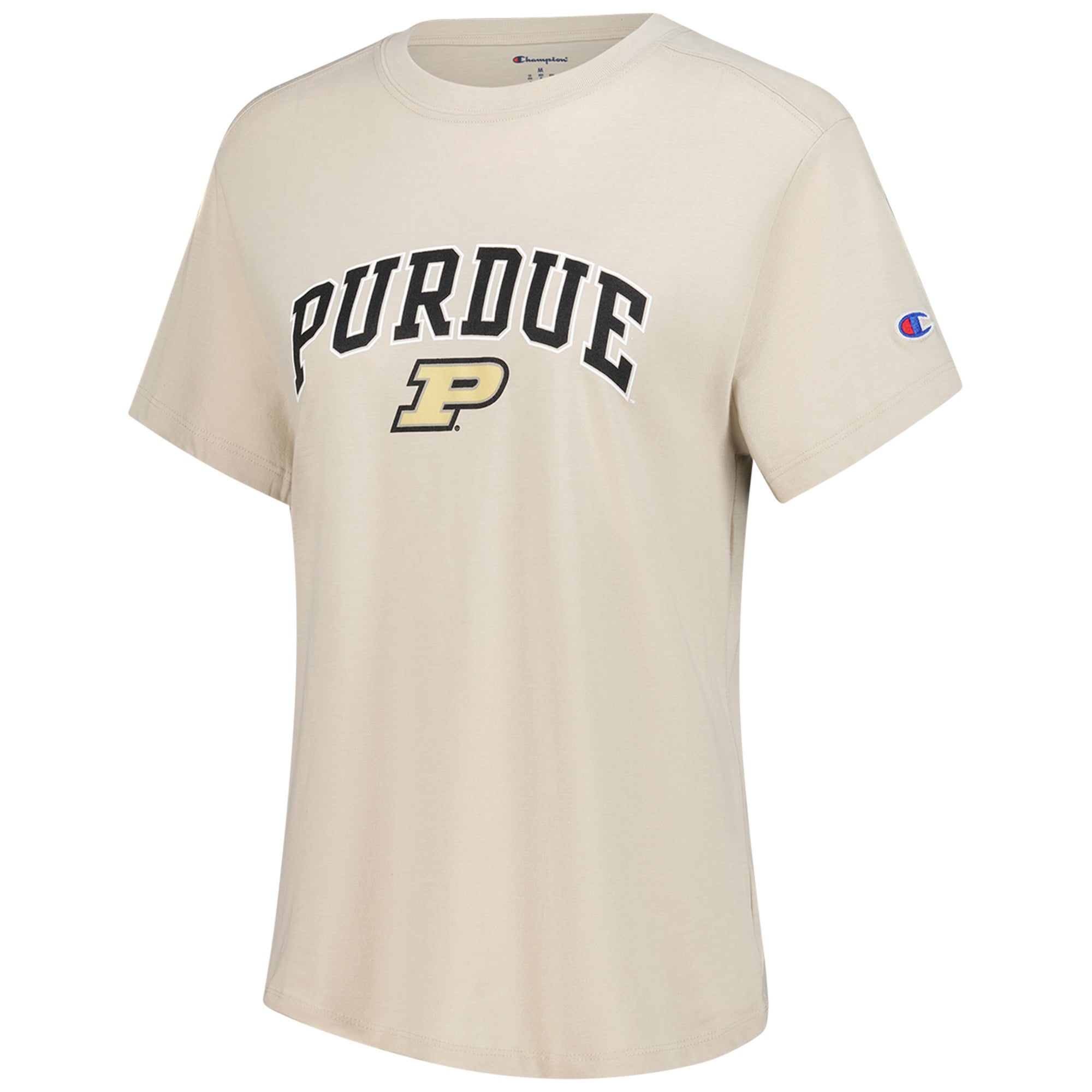 T-shirt kaki avec logo arqué des Purdue Boilermakers pour femmes