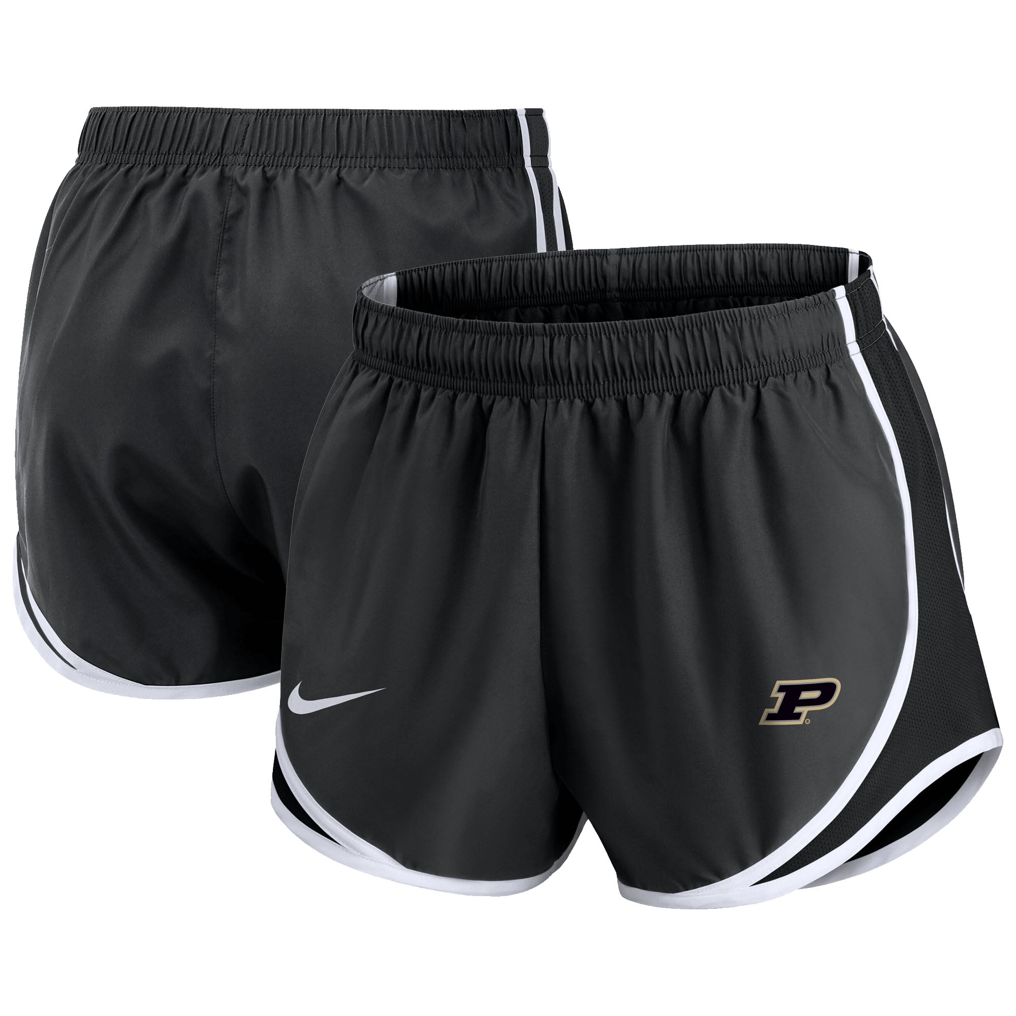Women's Nike Black Purdue Boilermakers Tempo Dri-FIT Shorts