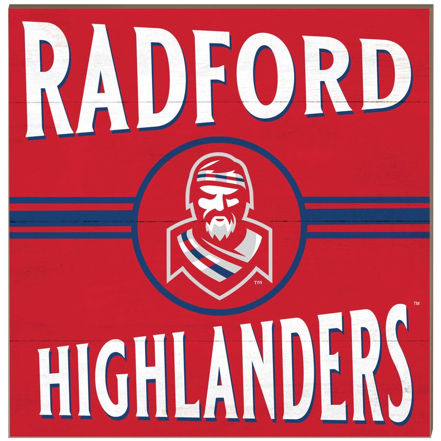 Radford Highlanders 10'' x 10'' Retro Team Plaque