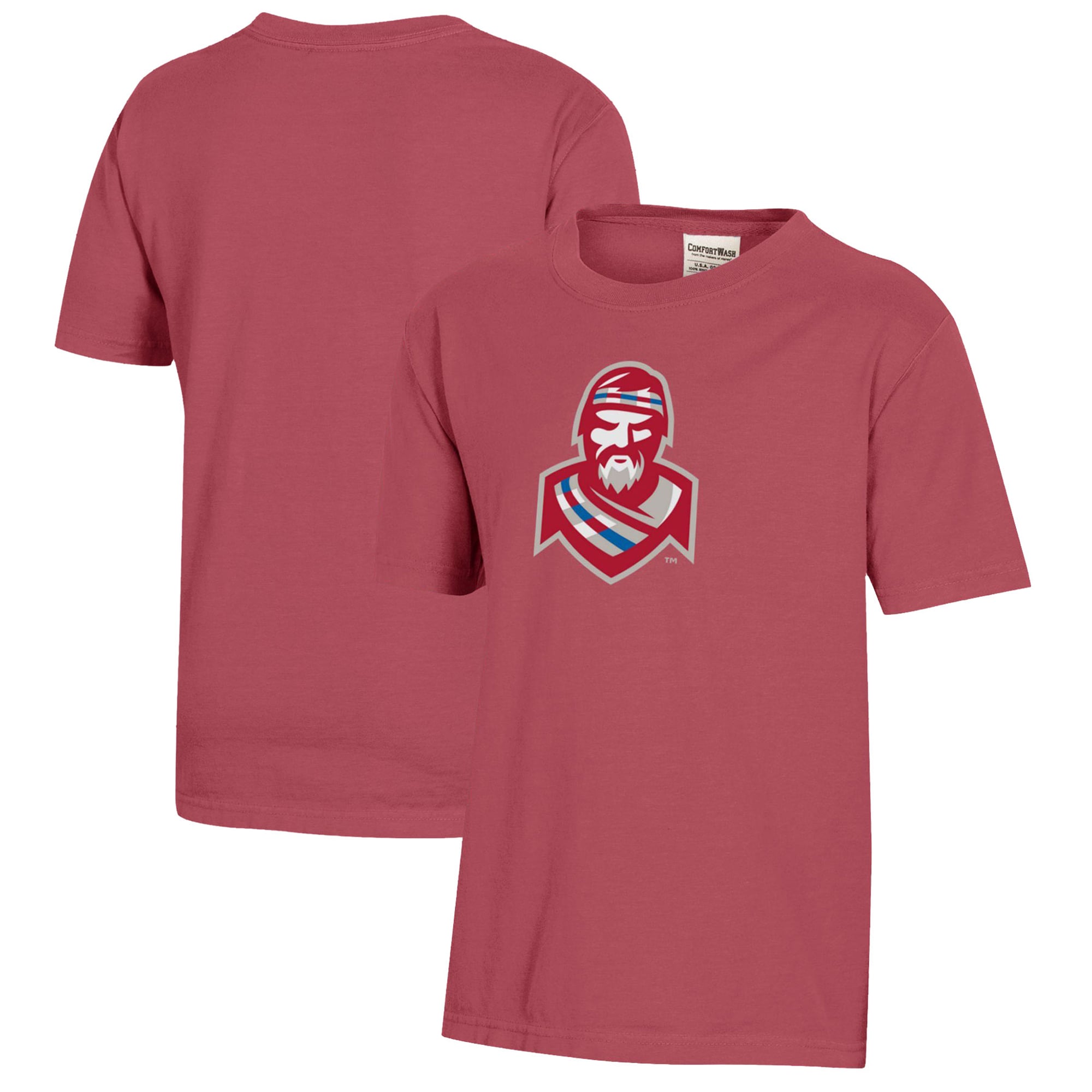 Youth Red Radford Highlanders Logo Comfort Wash T-Shirt