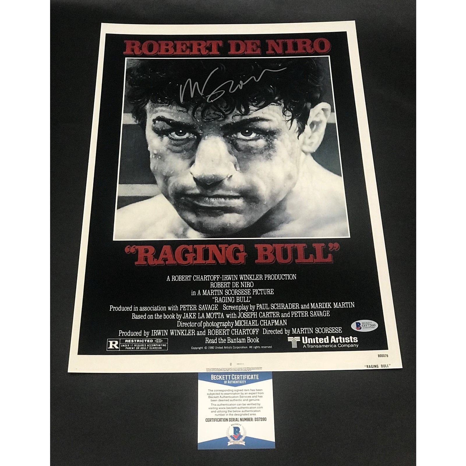 Playdo Raging Bull Raging Bull Poster Original