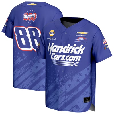 Rajah Caruth ProSphere Unisex HendrickCars.com Baseball Fashion Jersey - Blue