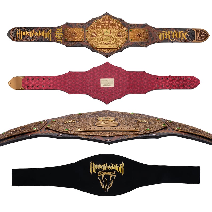 Black Belt Randy Randy Orton Wwe Championship Belt