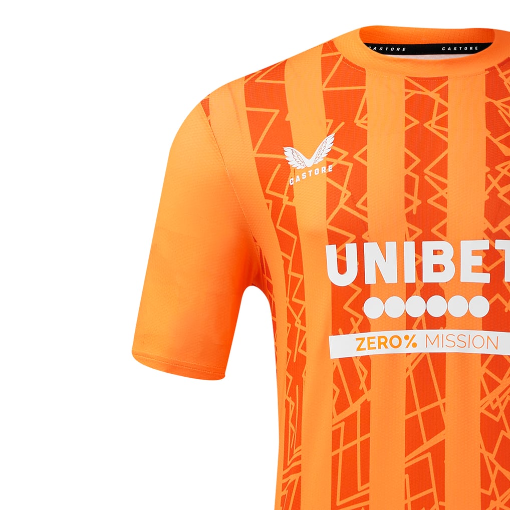 Maillot Gardien Glasgow Rangers 2023-2024 Castore - Taille M, Orange, Occasion