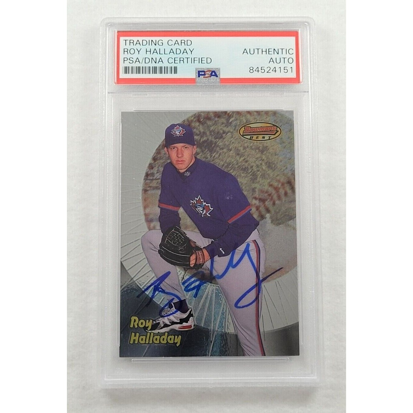 □K 1995 Roy Halladay auto 直筆サインカード 世界に5枚中4枚目 Blue 