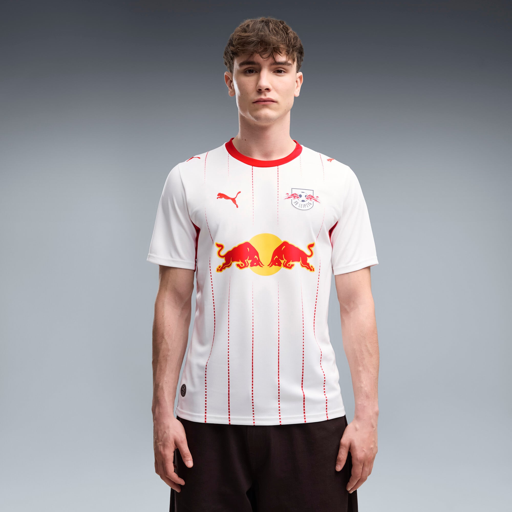 Men's Puma White RB Leipzig 2026/27 Home Replica Jersey