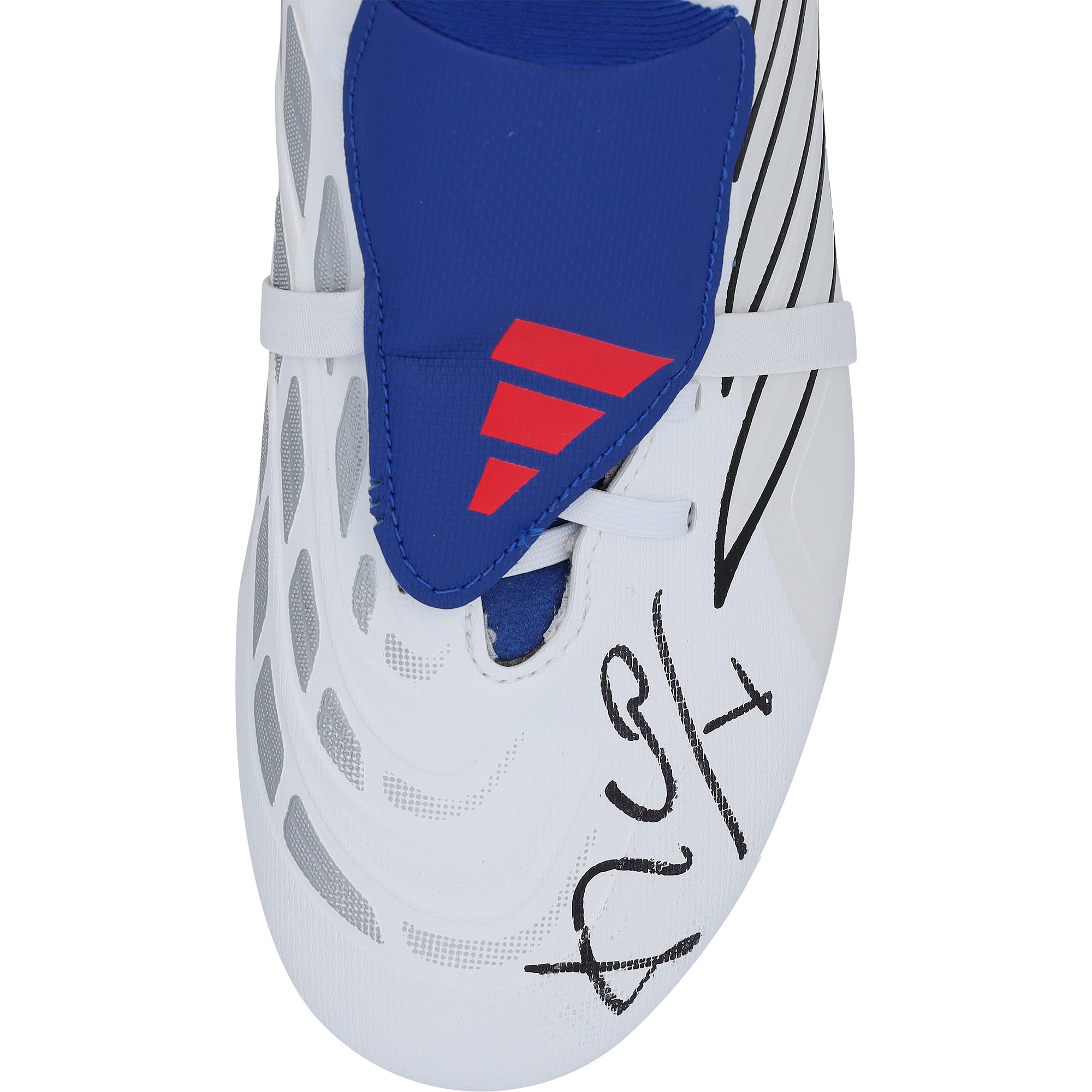 Luis Figo Real Madrid Autographed White adidas Predator Soccer Cleat