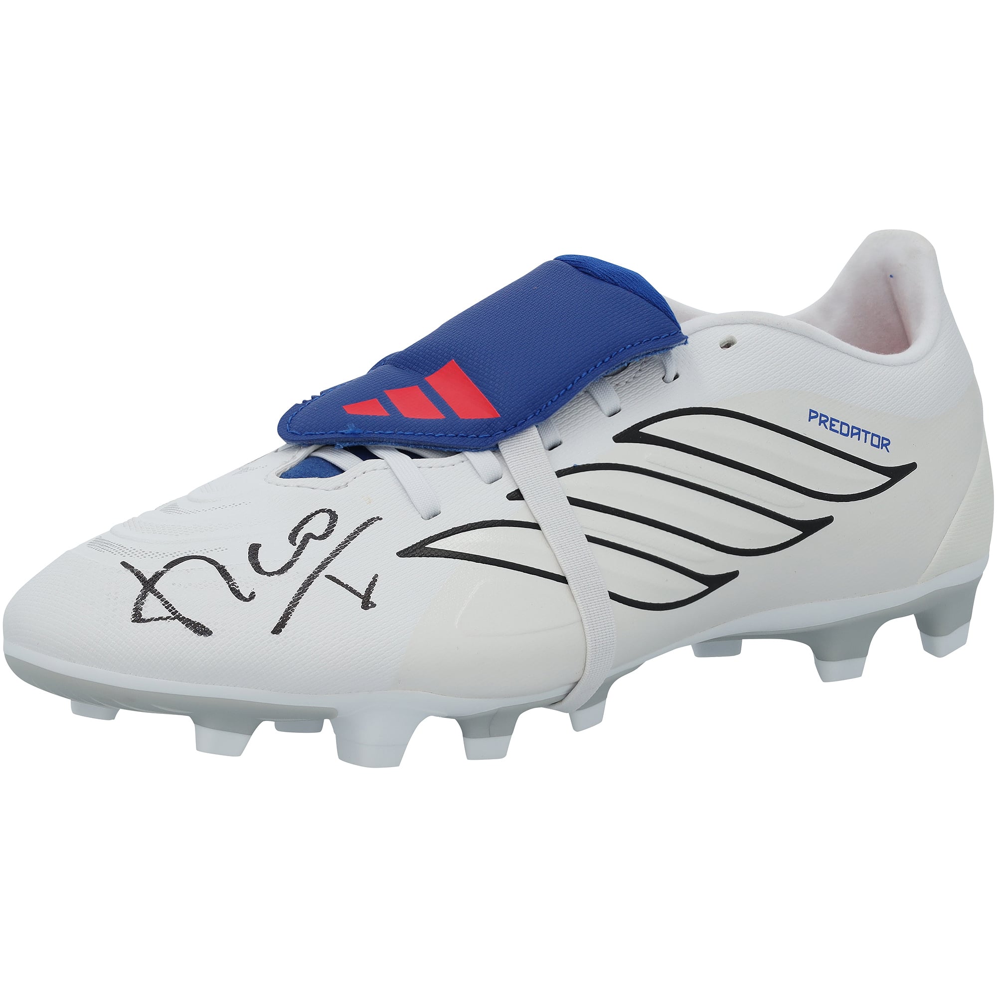 Luis Figo Real Madrid Autographed White adidas Predator Soccer Cleat