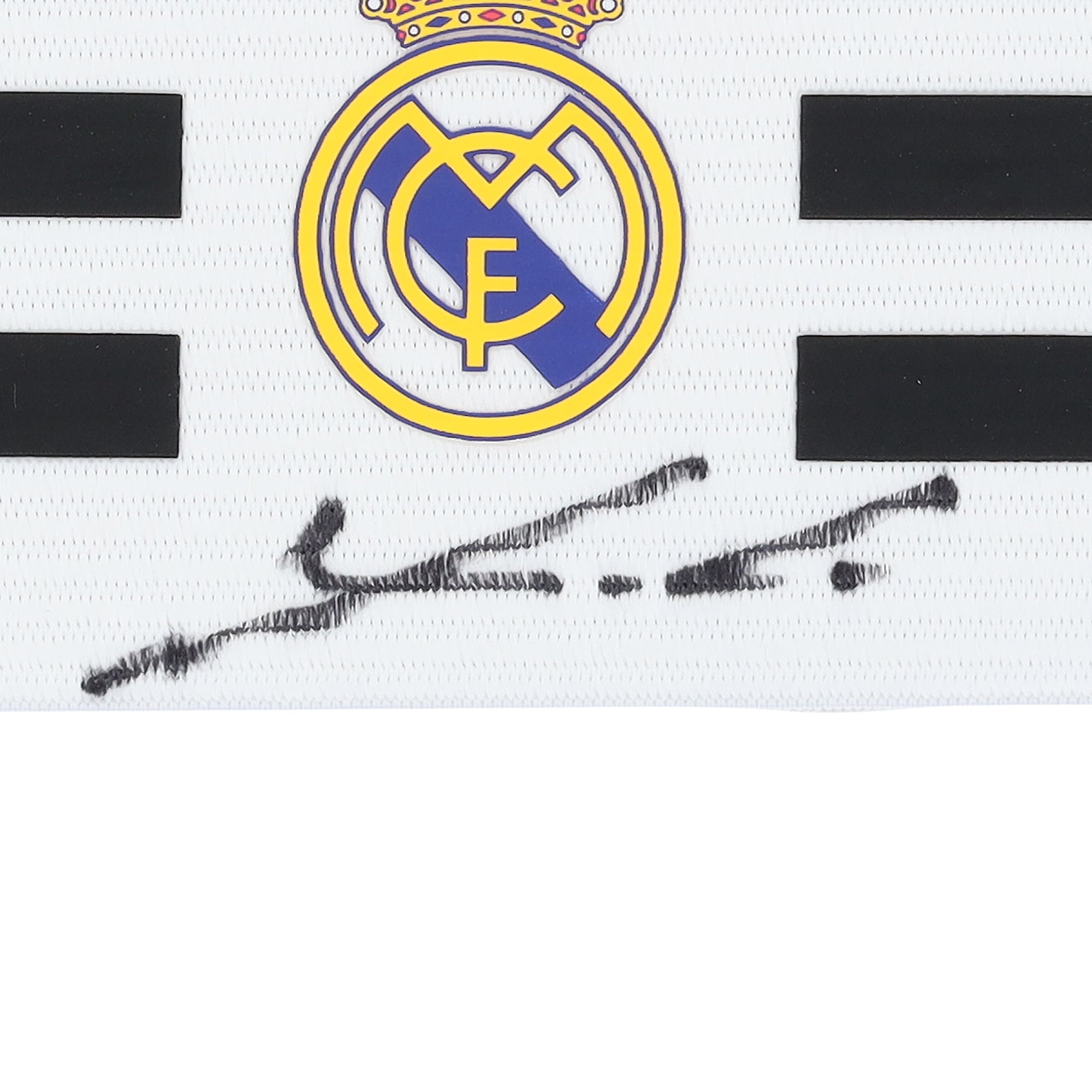 Luka Modrić Real Madrid Autographed White Captain's Armband