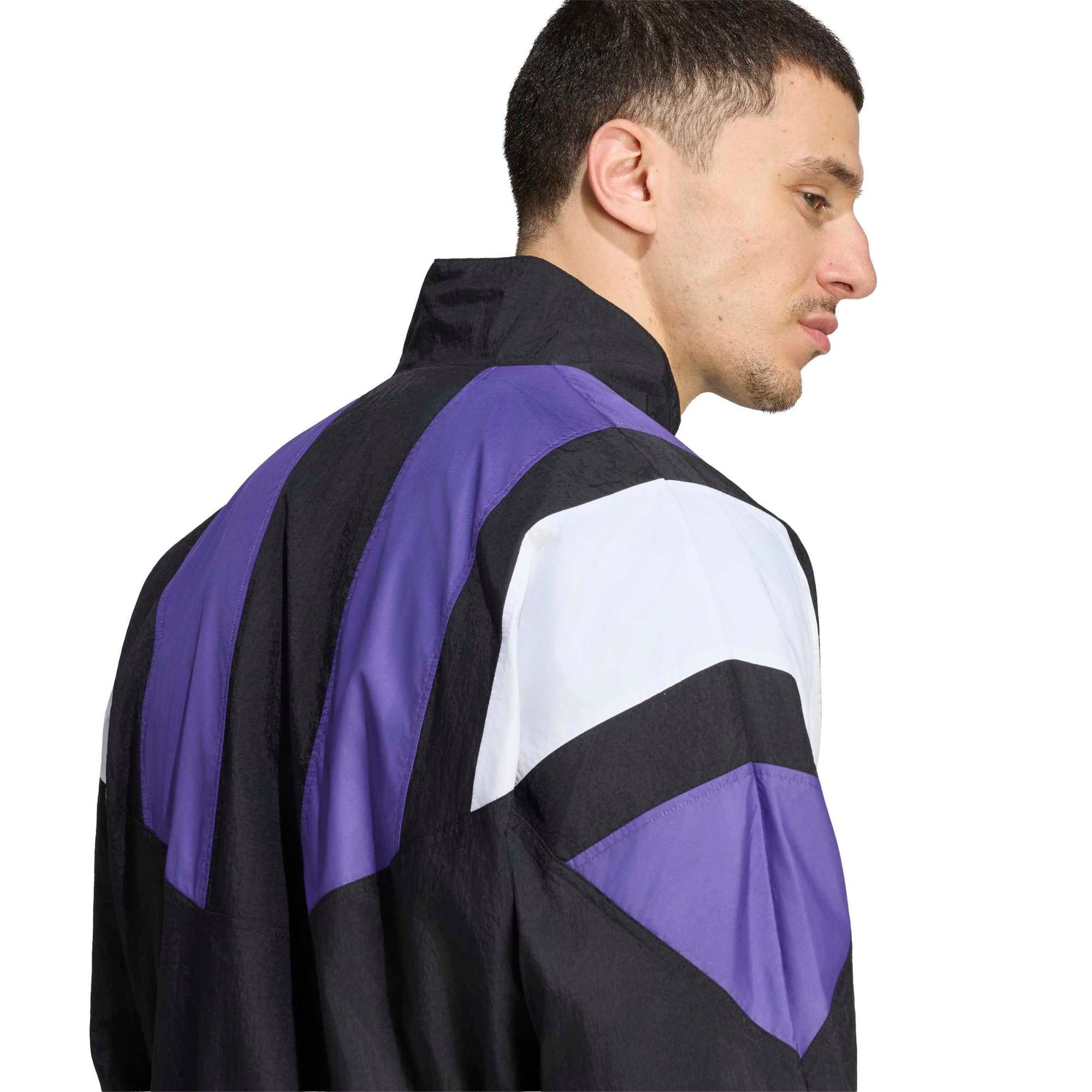Men's adidas Black Real Madrid EQT Full-Zip Track Jacket