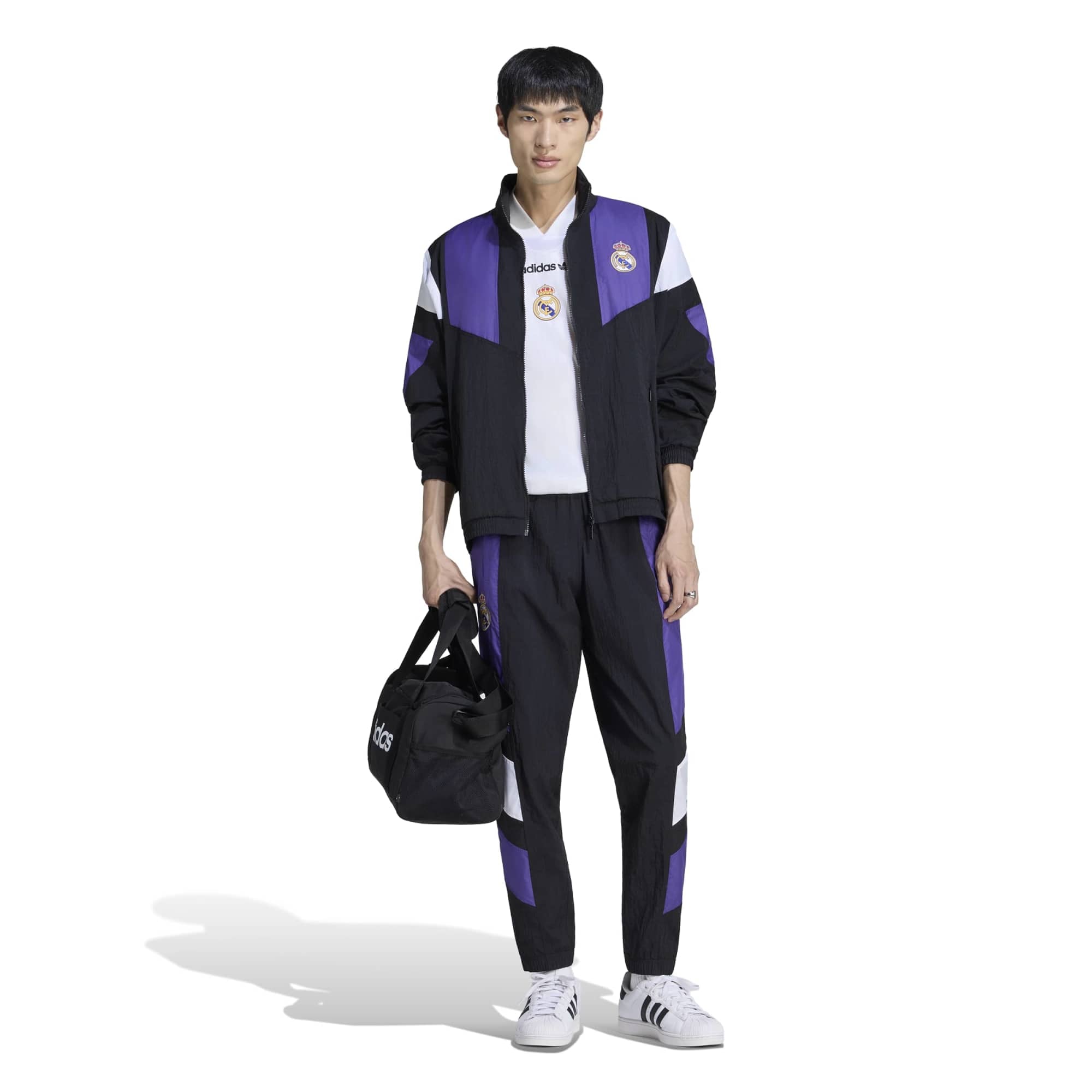 Men's adidas Black Real Madrid EQT Track Pants