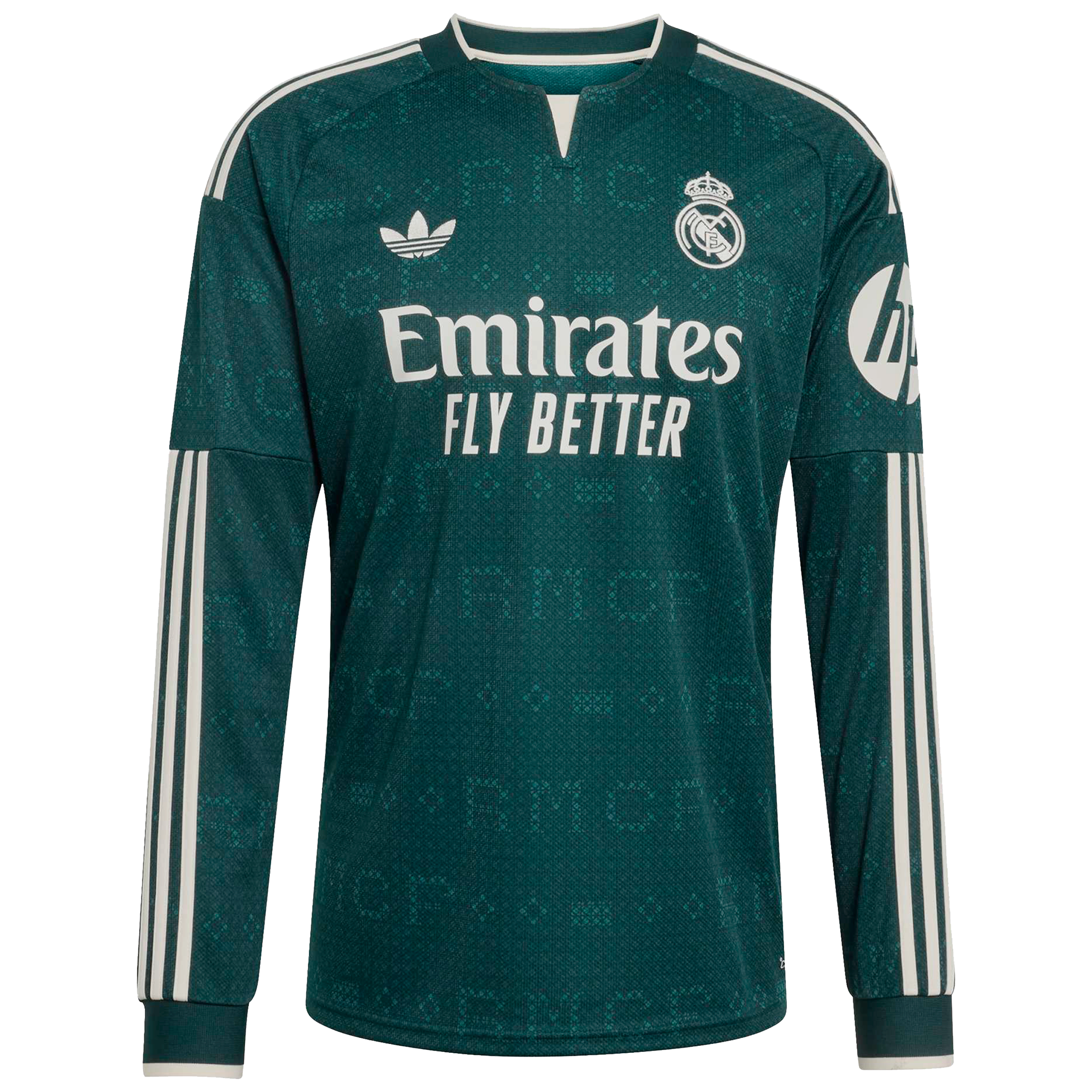 Maillot domicile réplique à manches longues adidas Real Madrid blanc 2026/27 pour homme