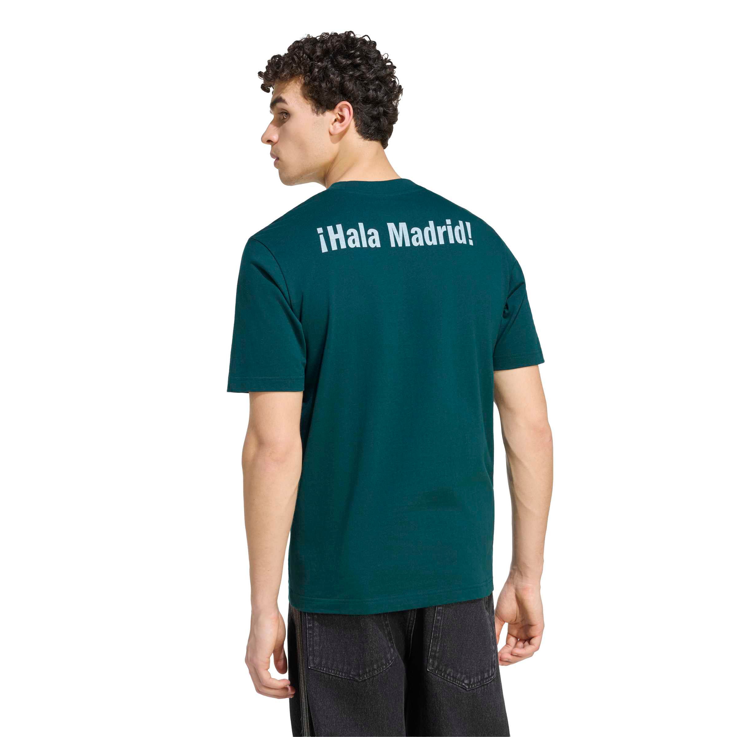 T-shirt graphique adidas Real Madrid vert pour homme