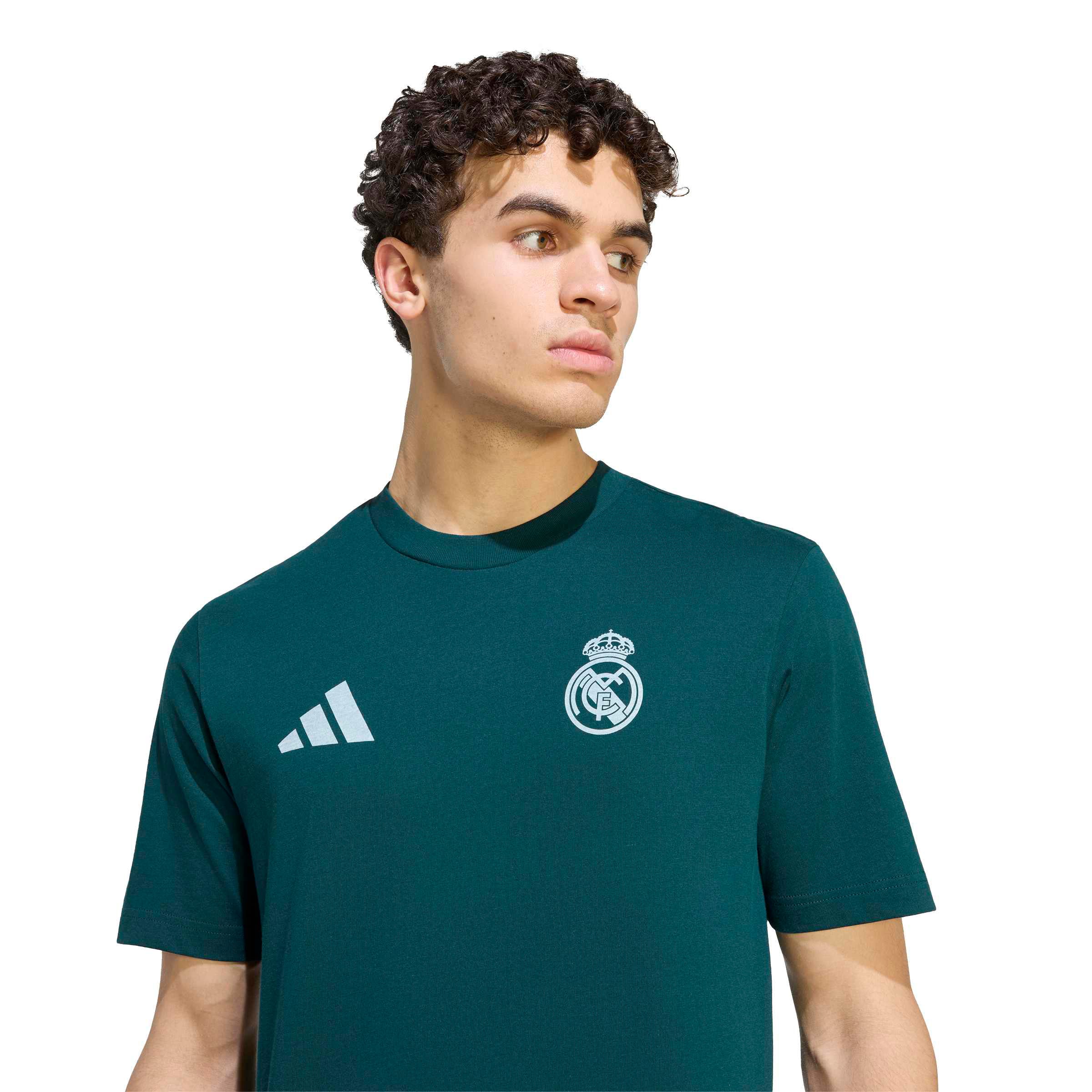T-shirt graphique adidas Real Madrid vert pour homme