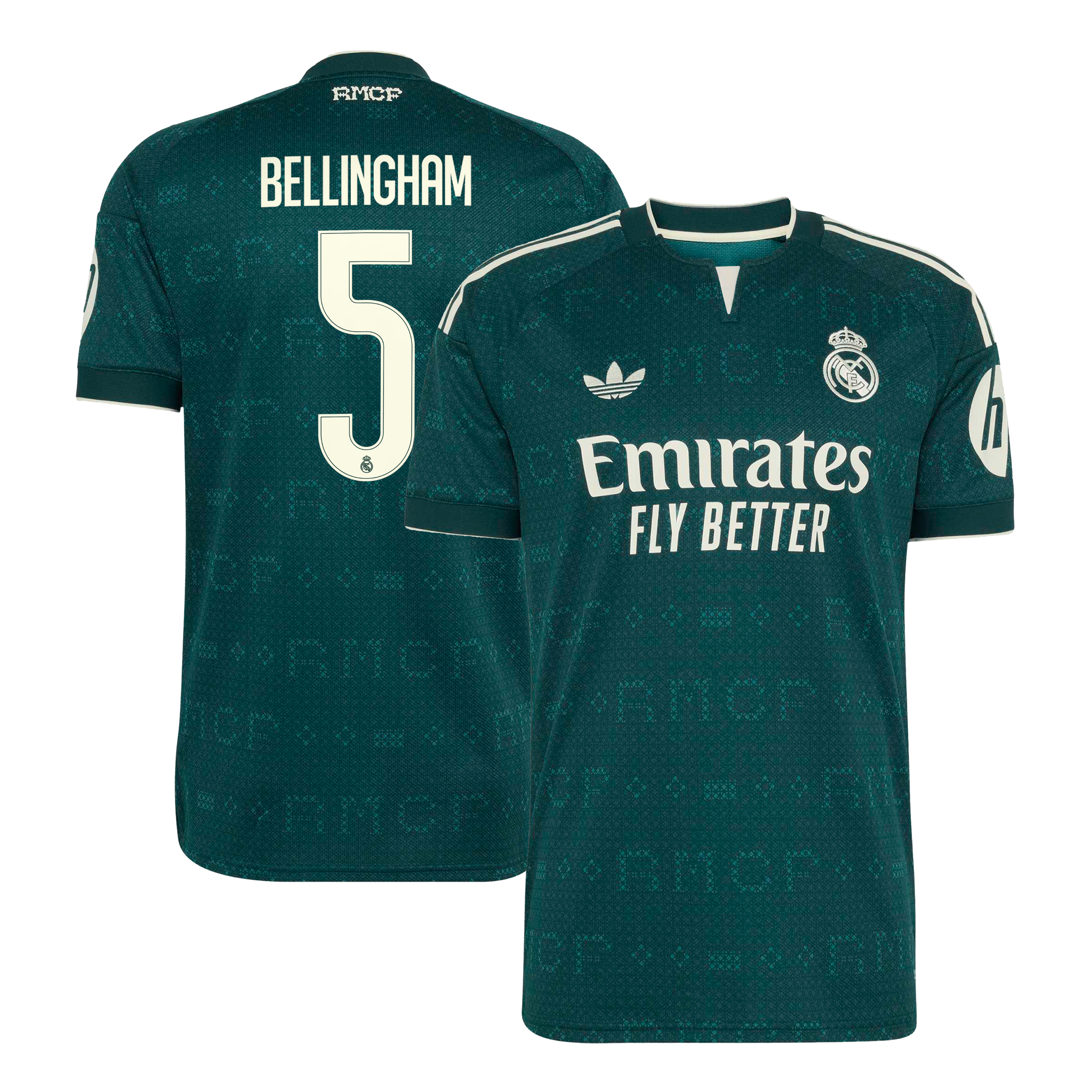 Maillot réplique extérieur vert adidas Jude Bellingham Real Madrid 2026/27 pour homme