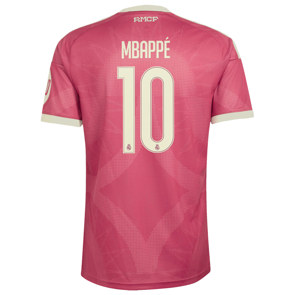 Kylian Mbappé Real Madrid adidas 2026/27 Third Replica Jersey - Pink