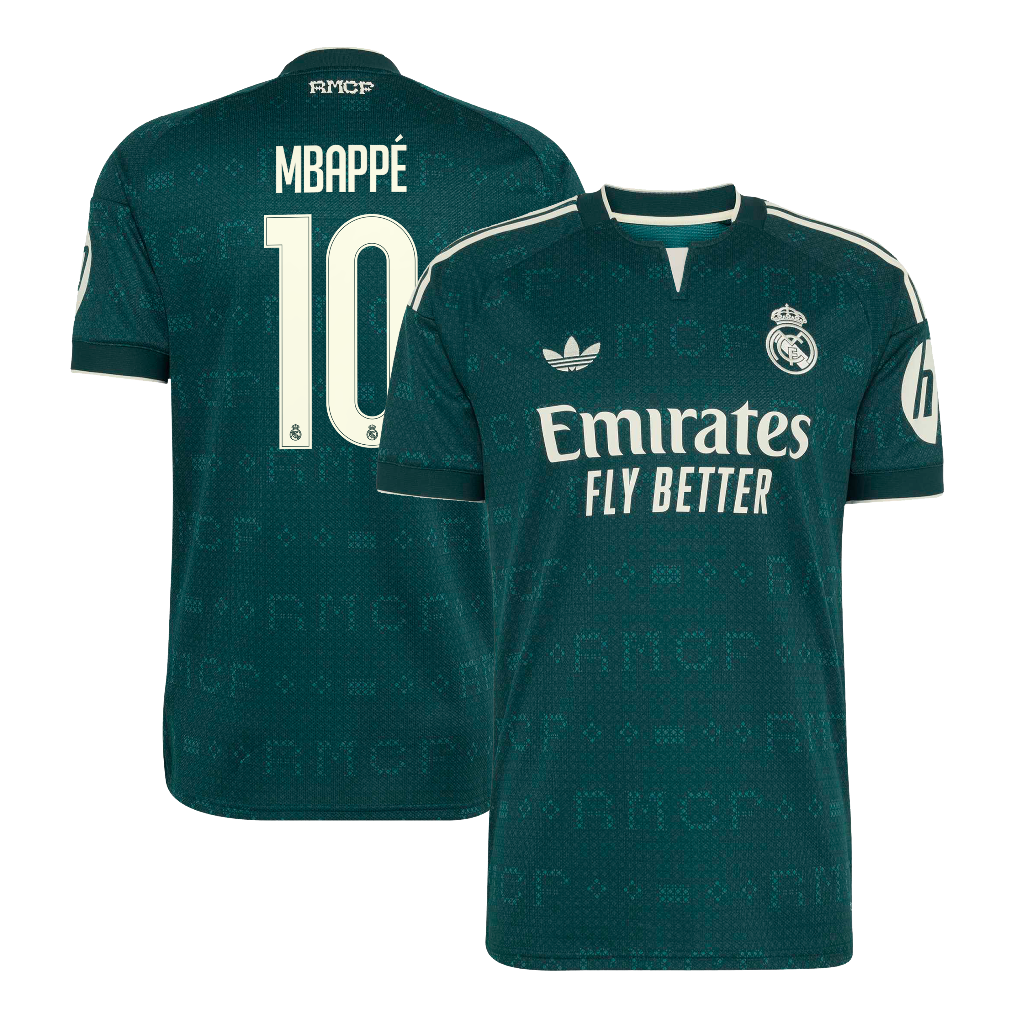 Maillot adidas Kylian Mbappé Real Madrid 2026/27 extérieur réplique vert pour homme
