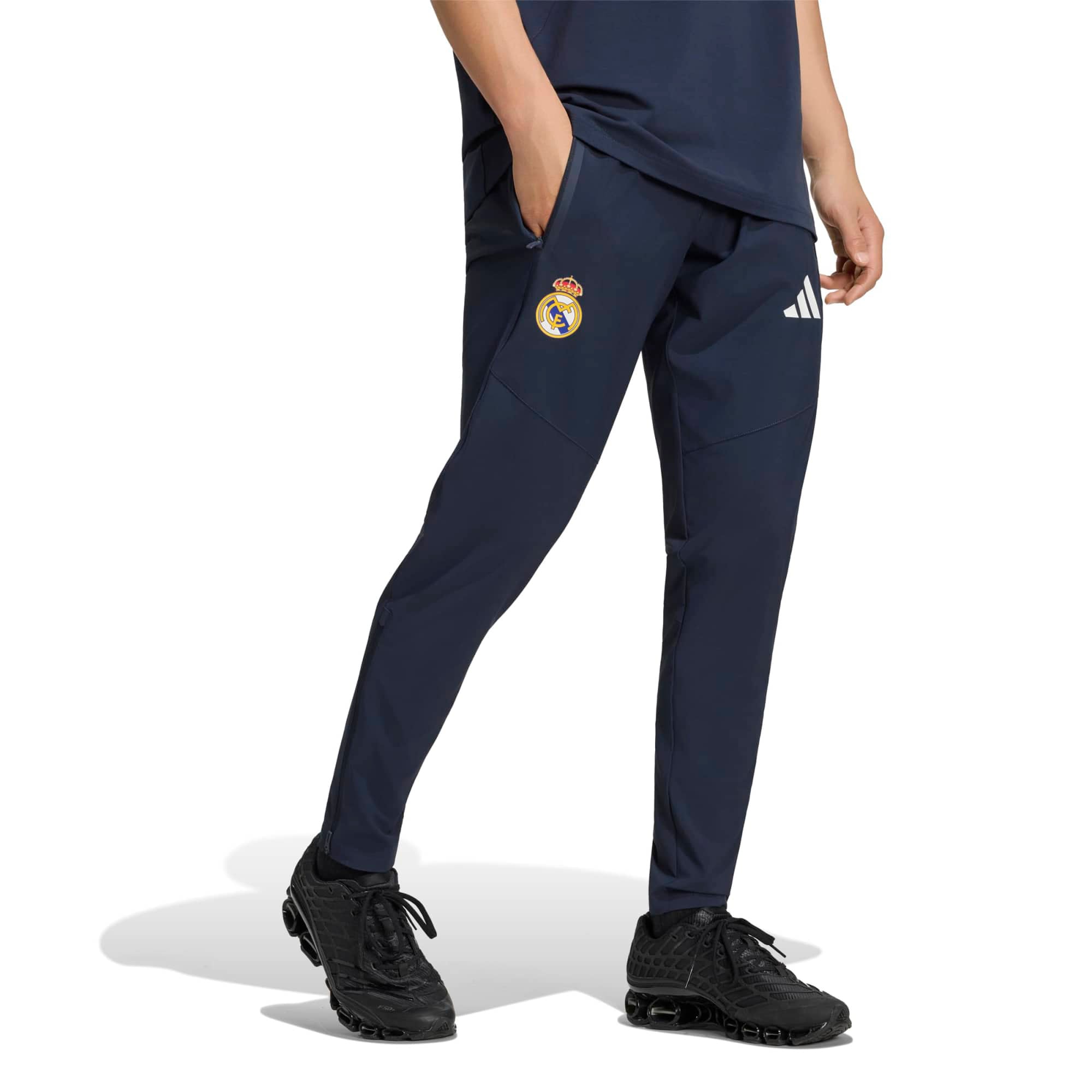Men's adidas Navy Real Madrid Tiro Travel Pants