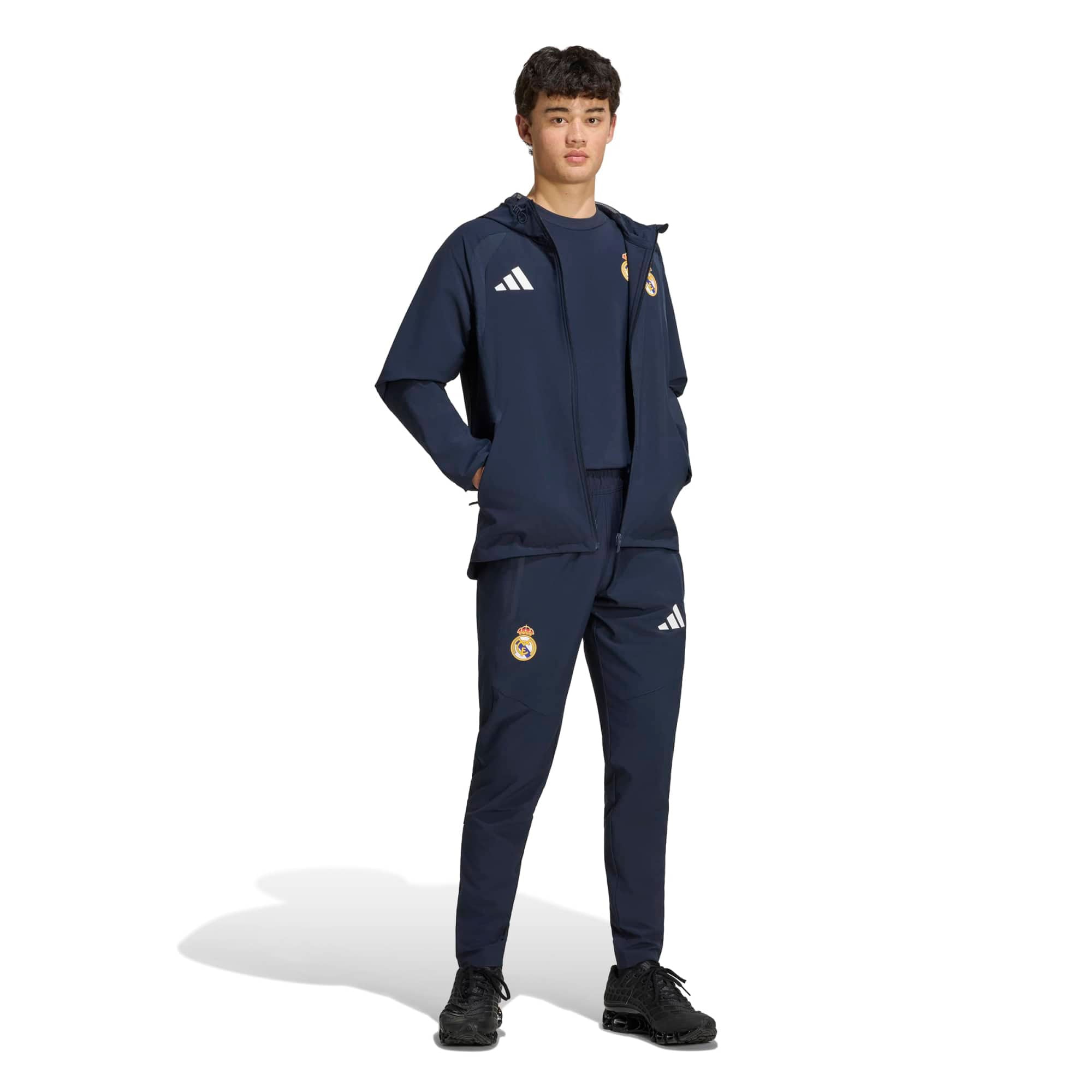 Men's adidas Navy Real Madrid Tiro Travel Pants