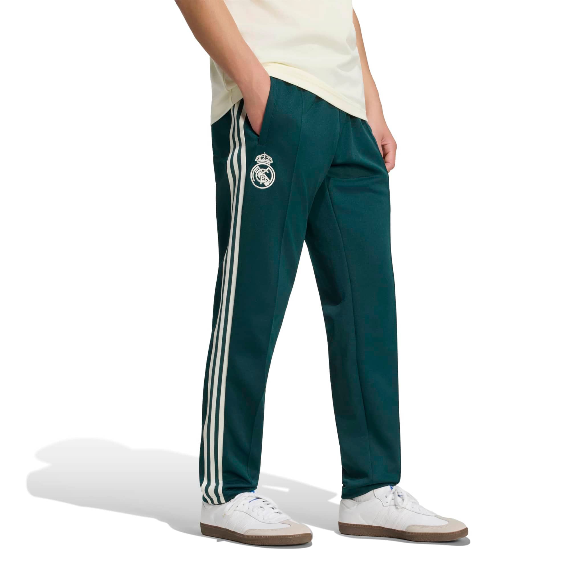 Pantalon de survêtement adidas Originals Real Madrid Icon vert pour homme