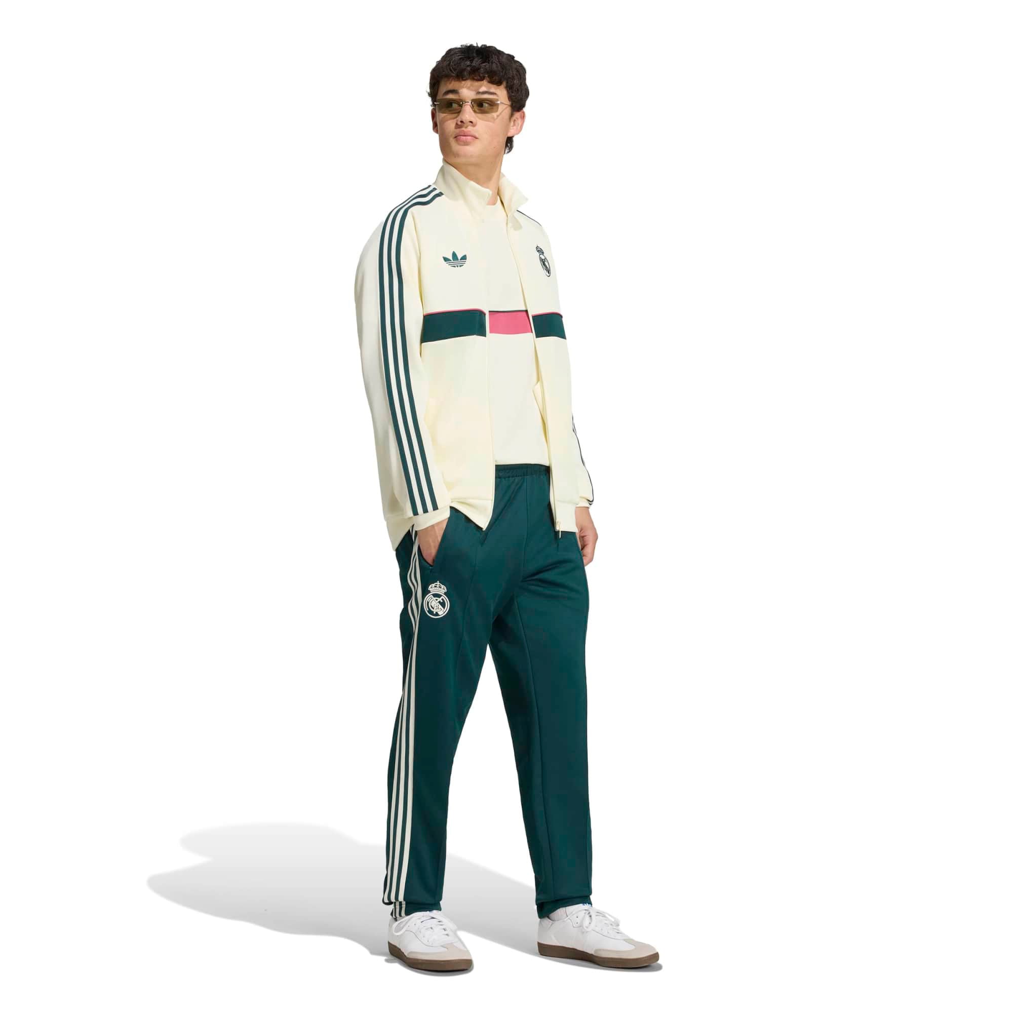 Pantalon de survêtement adidas Originals Real Madrid Icon vert pour homme