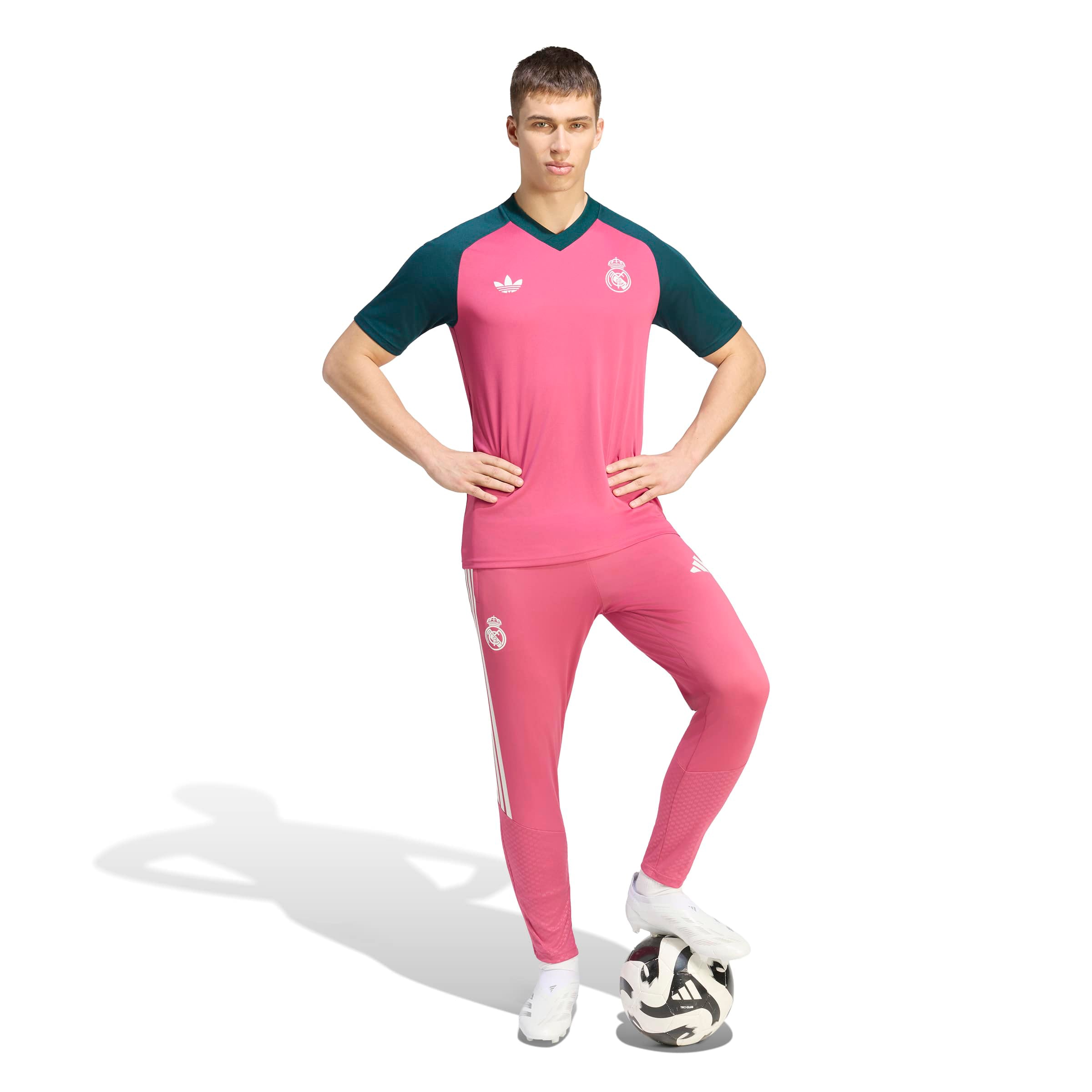 Men's adidas  Pink Real Madrid 2026/27 Away Pre-Match Jersey