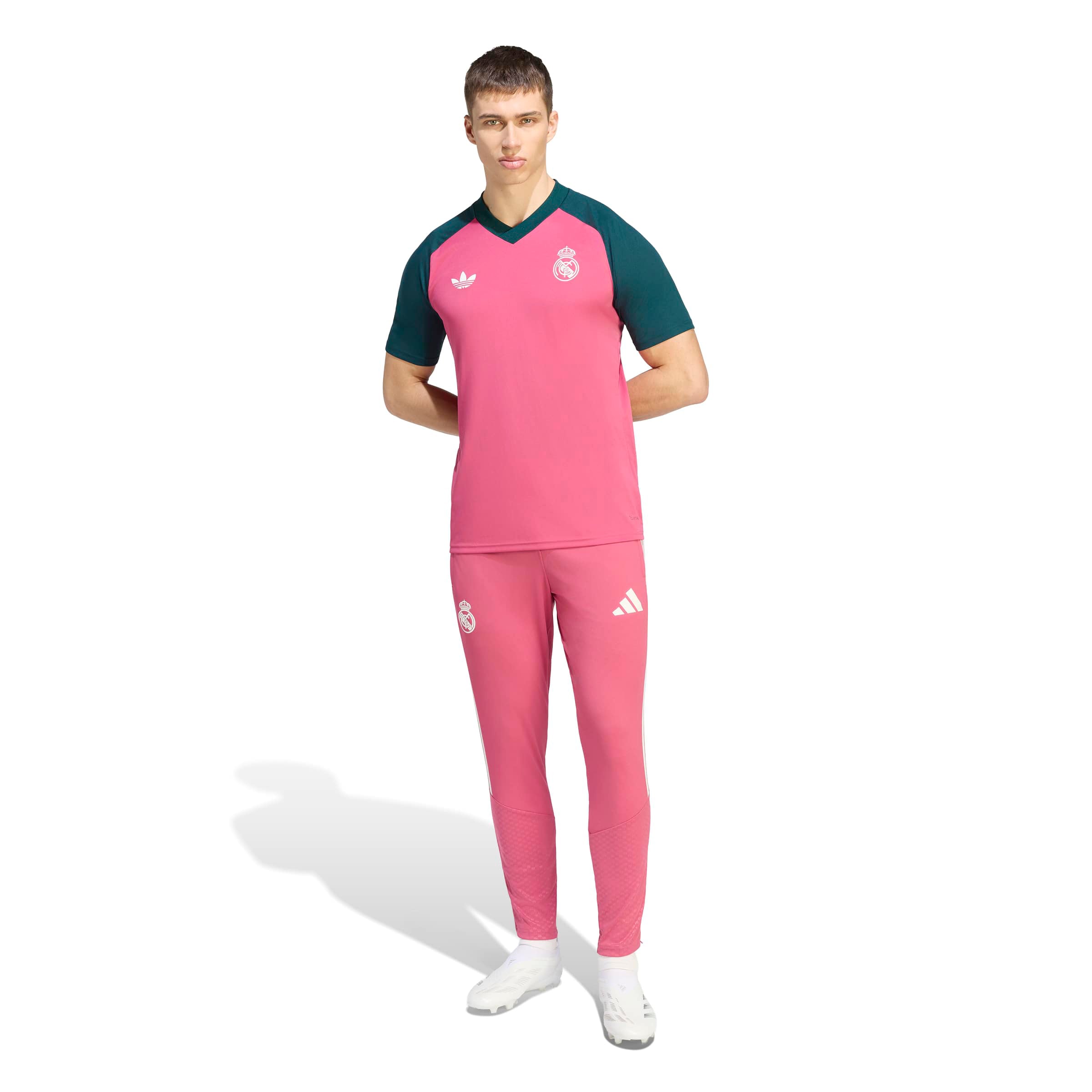 Men's adidas  Pink Real Madrid 2026/27 Away Pre-Match Jersey