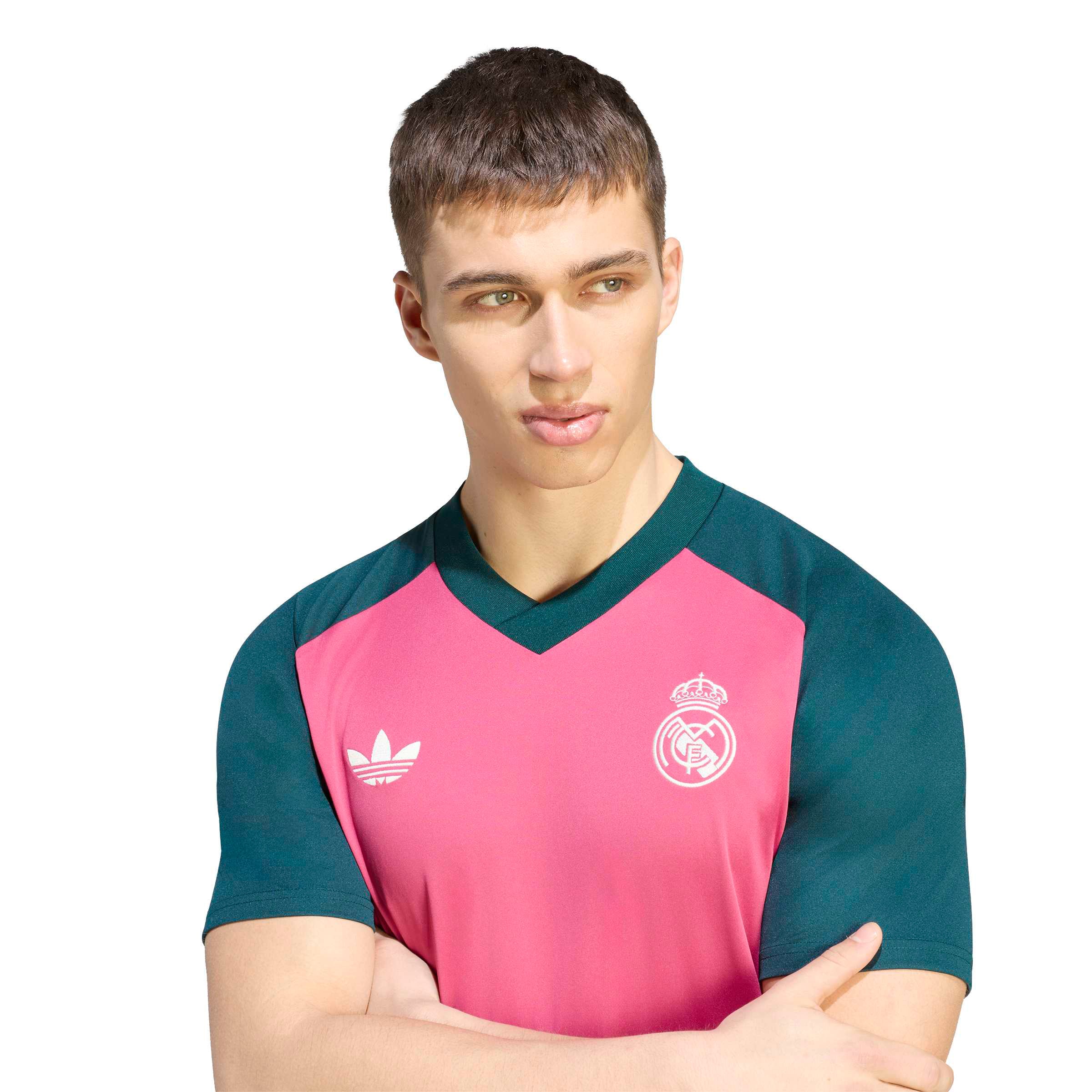 Men's adidas  Pink Real Madrid 2026/27 Away Pre-Match Jersey