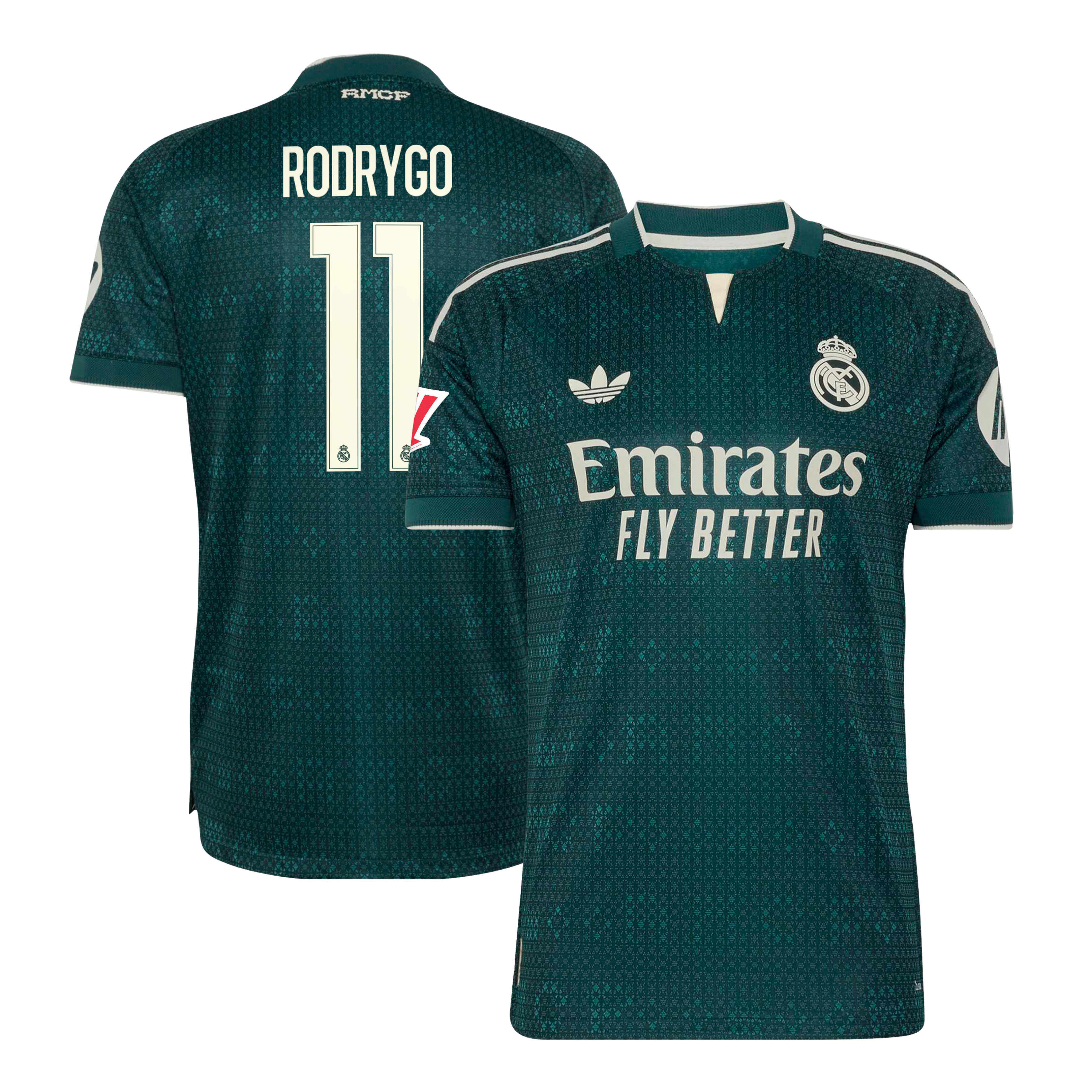 Men's adidas Rodrygo Green Real Madrid 2026/27 Away On-Field Authentic Jersey