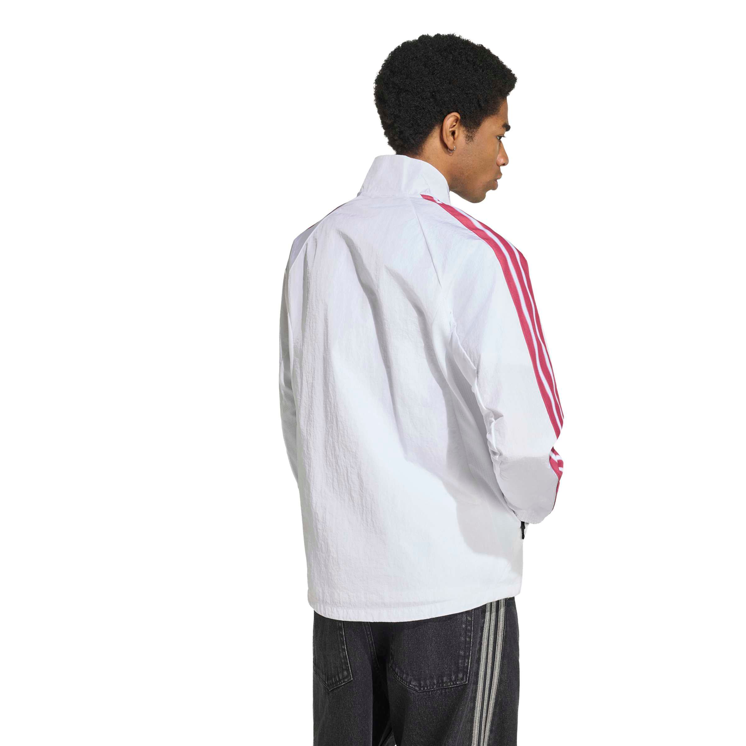 Men's adidas White Real Madrid 2026 Full-Zip Anthem Jacket